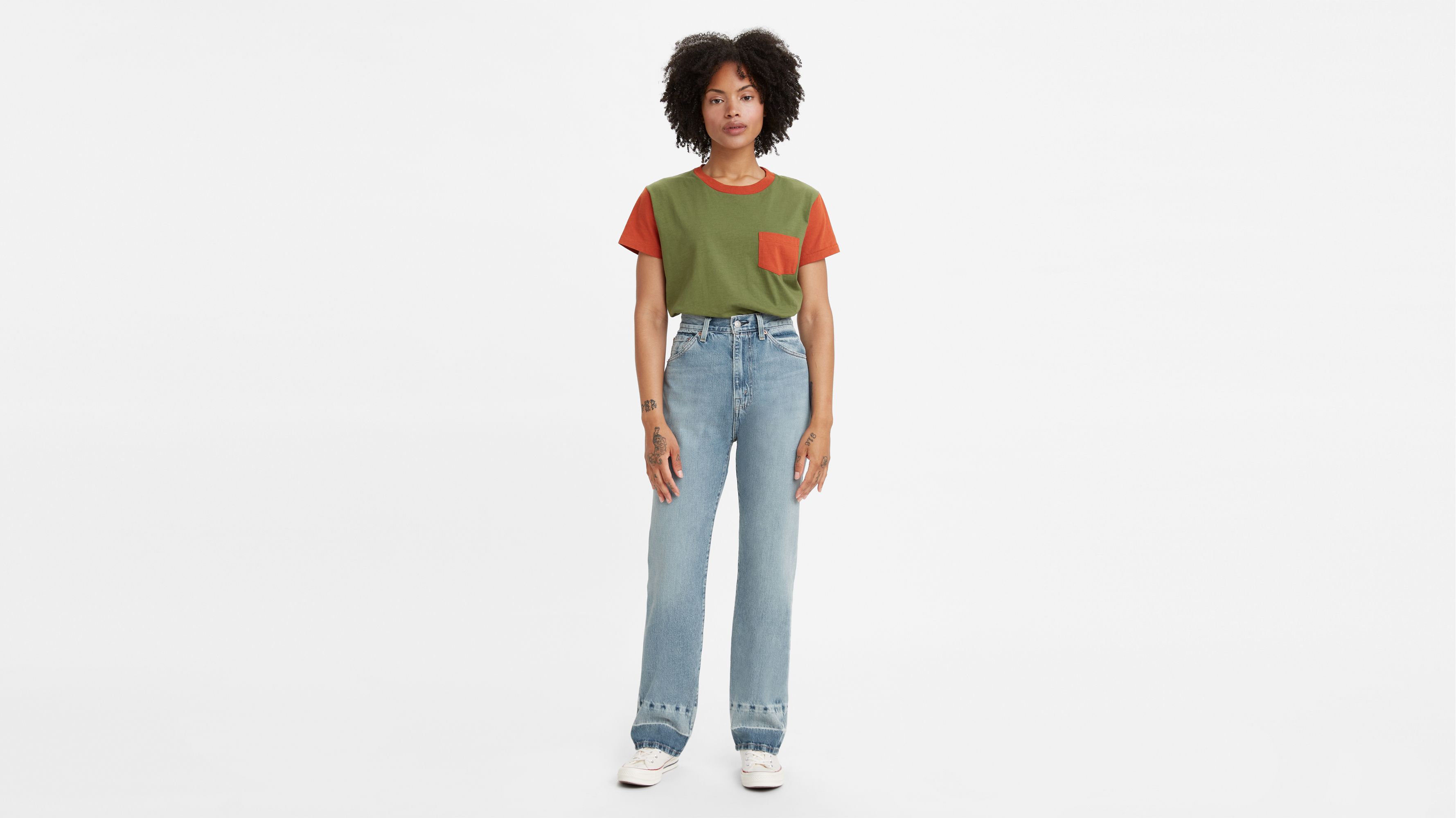 clothing women footwear-accessories accessories Eyewear footwear - Compra  agora Levi's Vintage 1950S chambray SPORTSWEAR TEE - 0097 - 40850