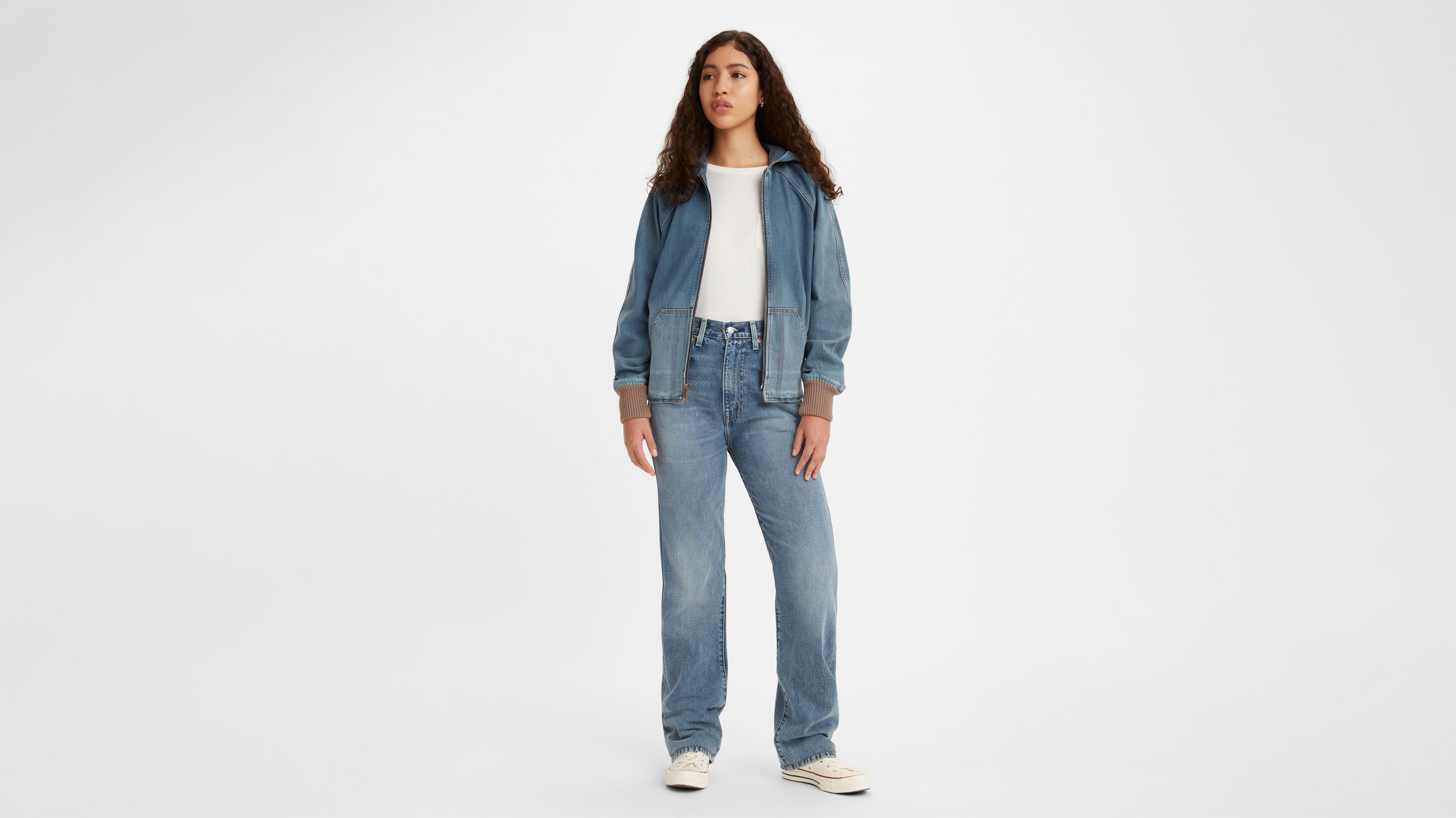 Levi's women's levi's vintage clothing 1950's store 701 jeans