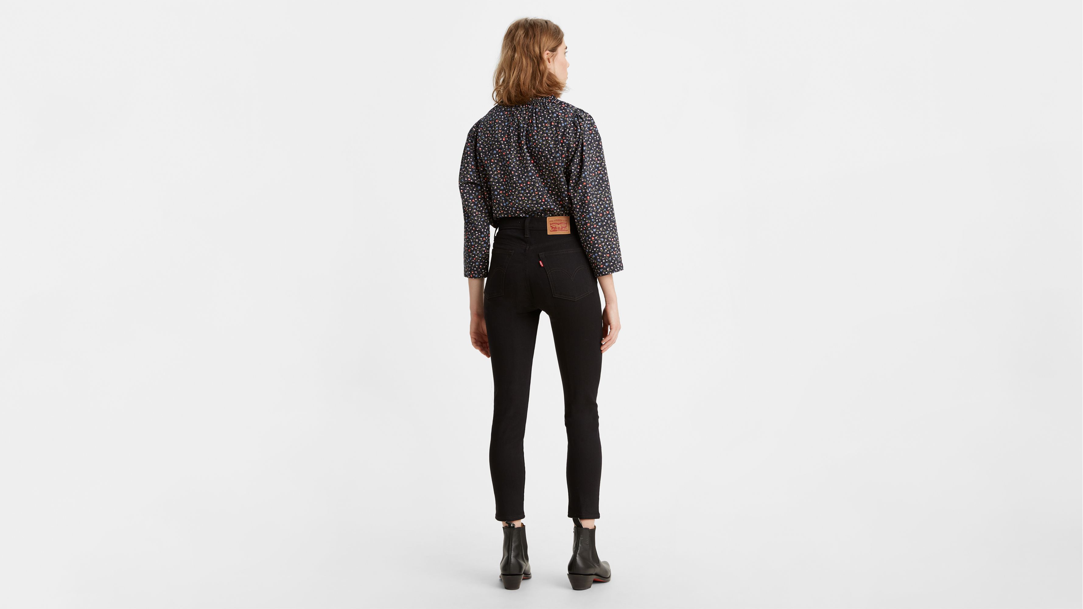 Levis wedgie clearance skinny black