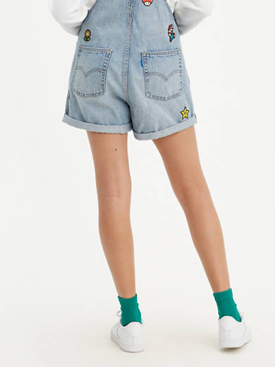 Levi's® X Super Mario Vintage Shortalls - Light Wash Levi's® X Super Mario Vintage Shortalls - Light Wash