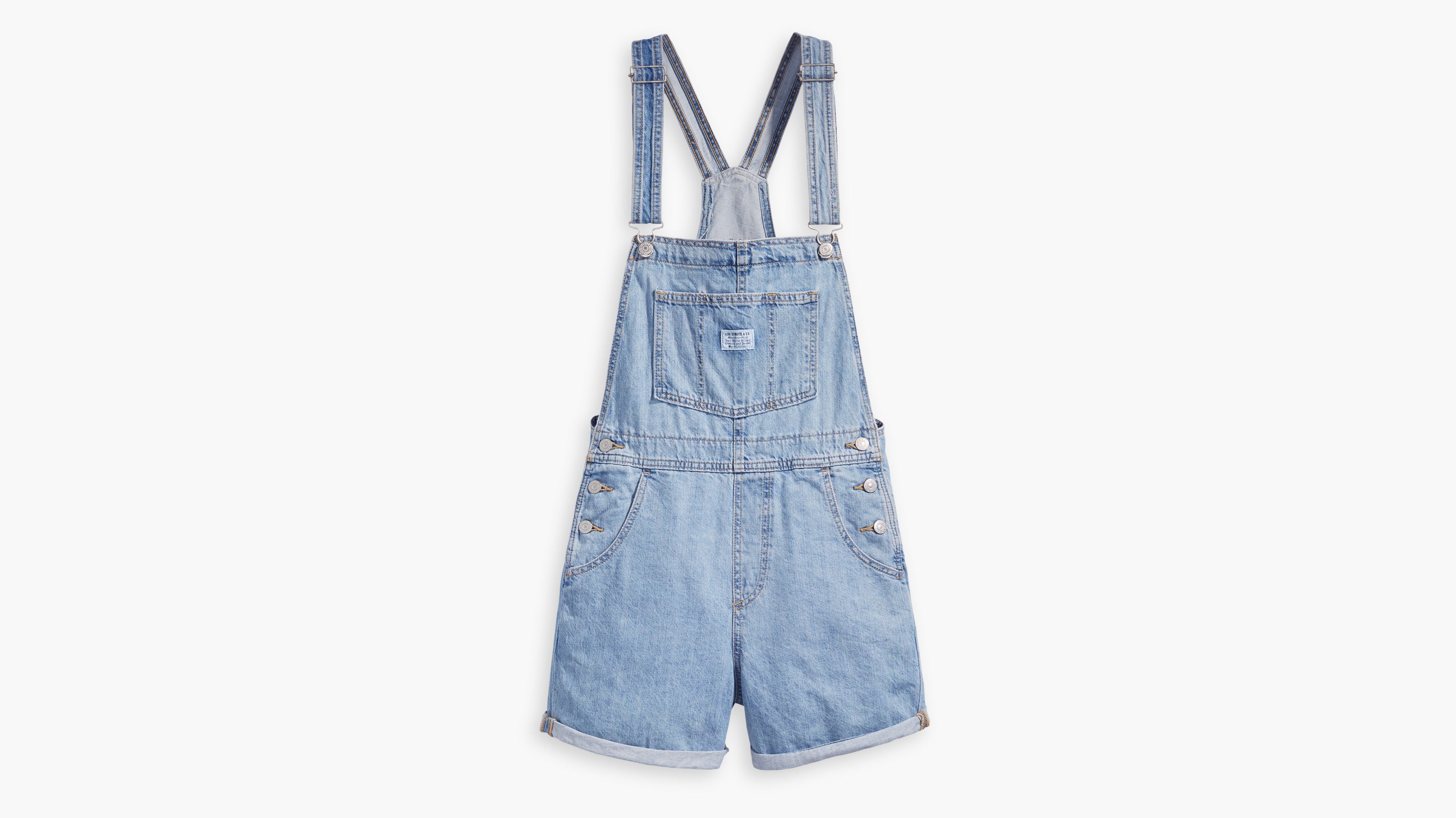 levi's shortall overalls