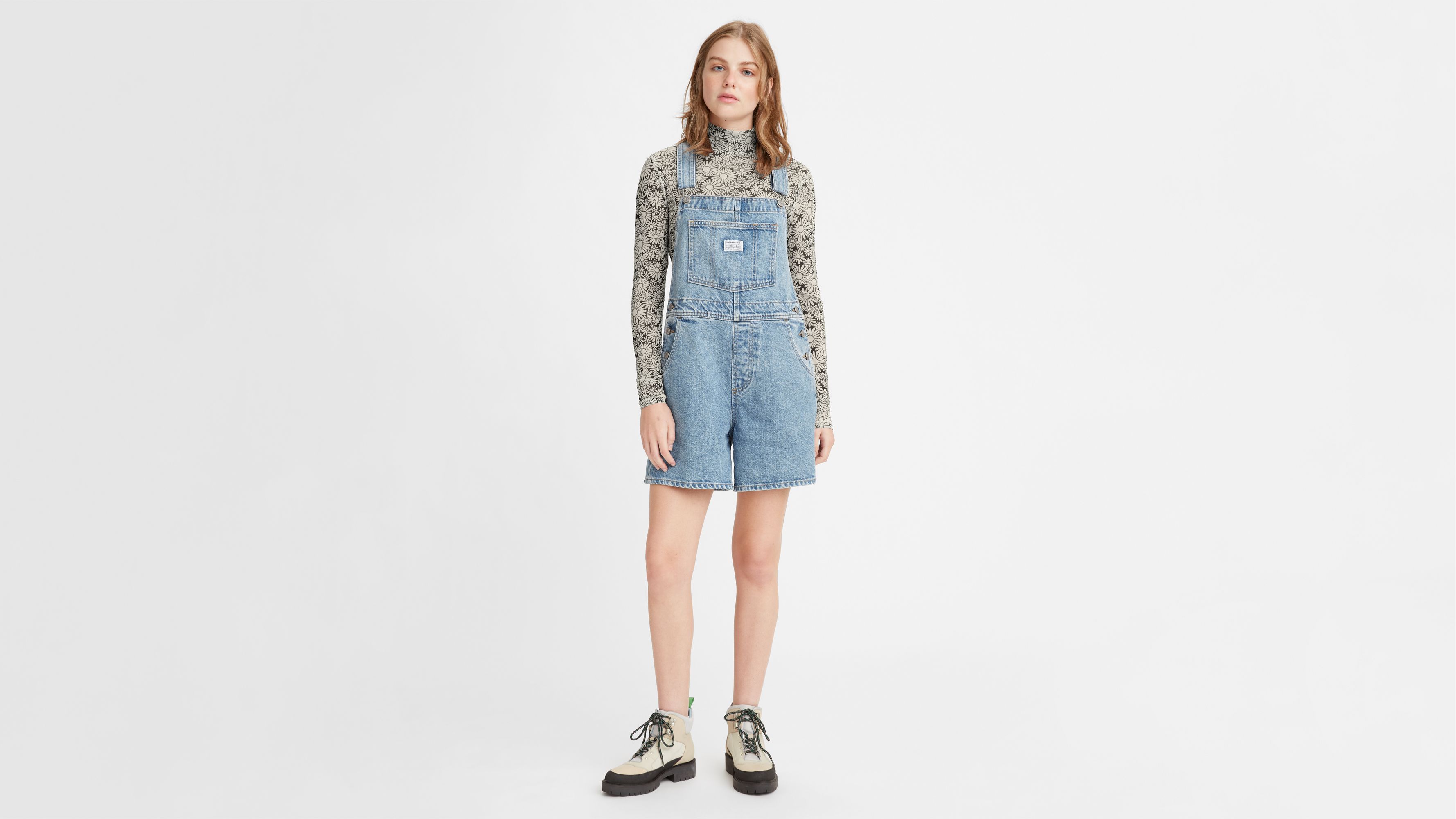 Vintage Women's Shortalls - Light Wash | Levi's® US