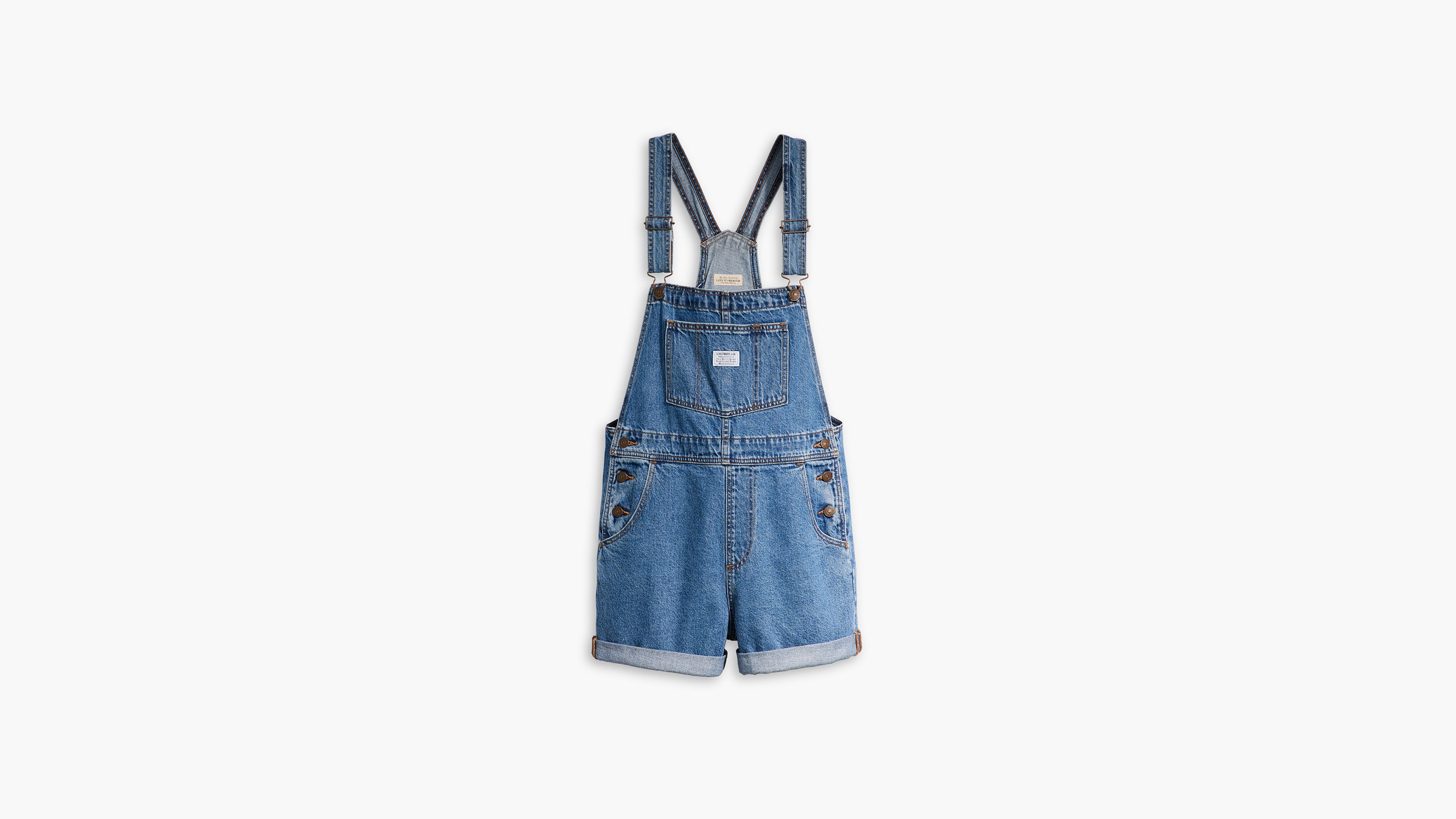 Levis vintage best sale denim shortalls