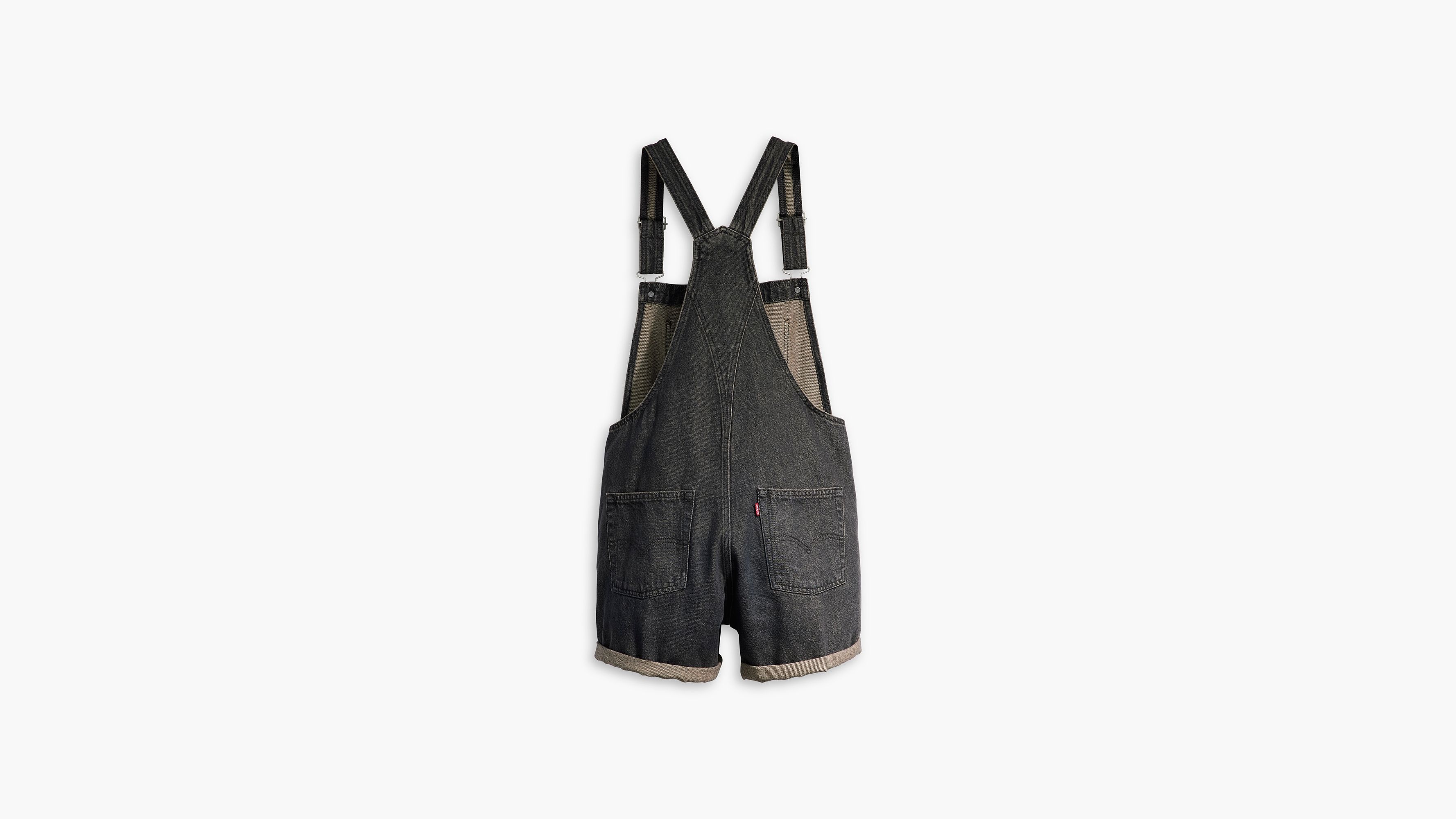 Vintage Women's Shortalls - Black