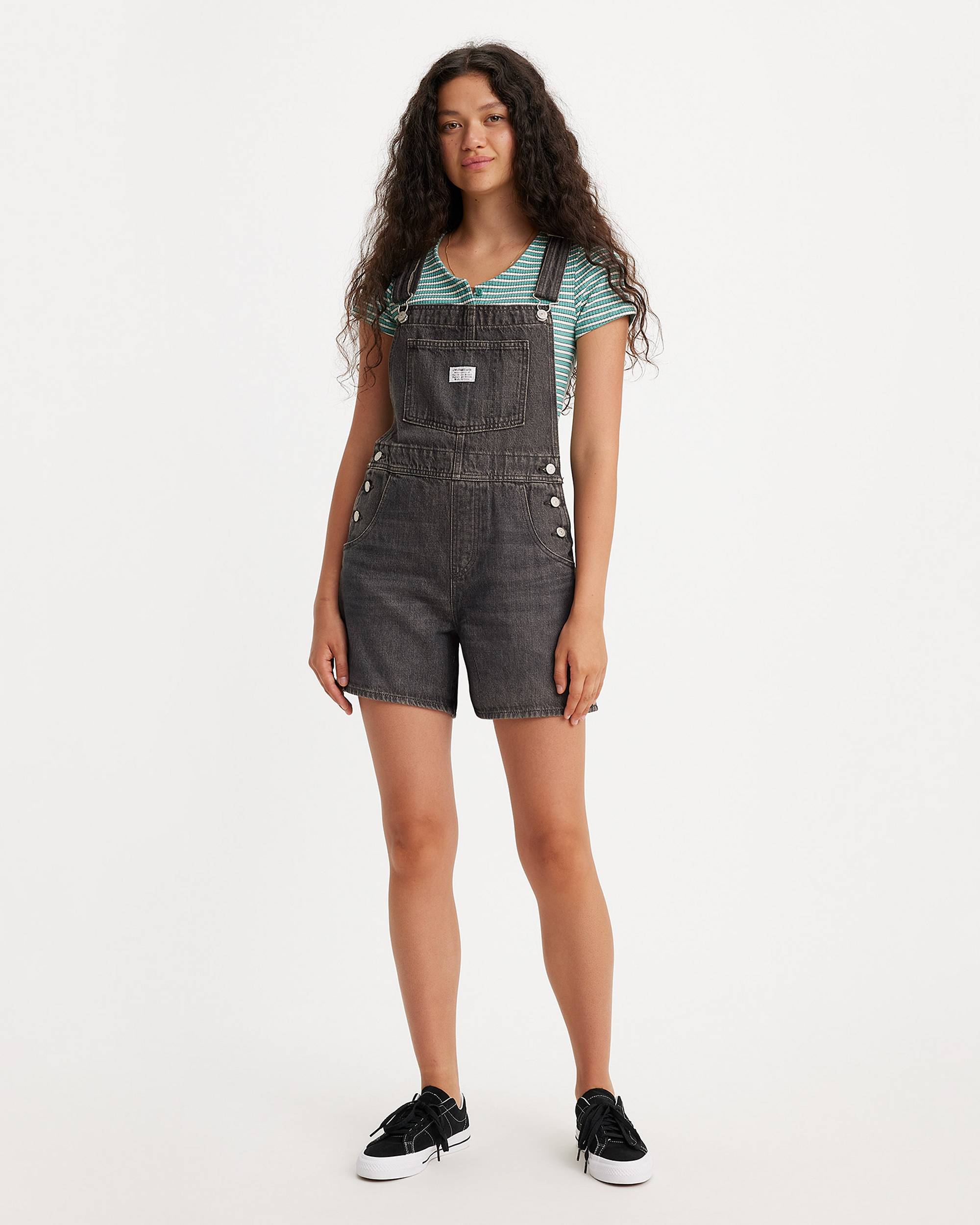 Vintage Women's Shortalls - Black | Levi's® US Vintage Women's Shortalls - Black | Levi's® US