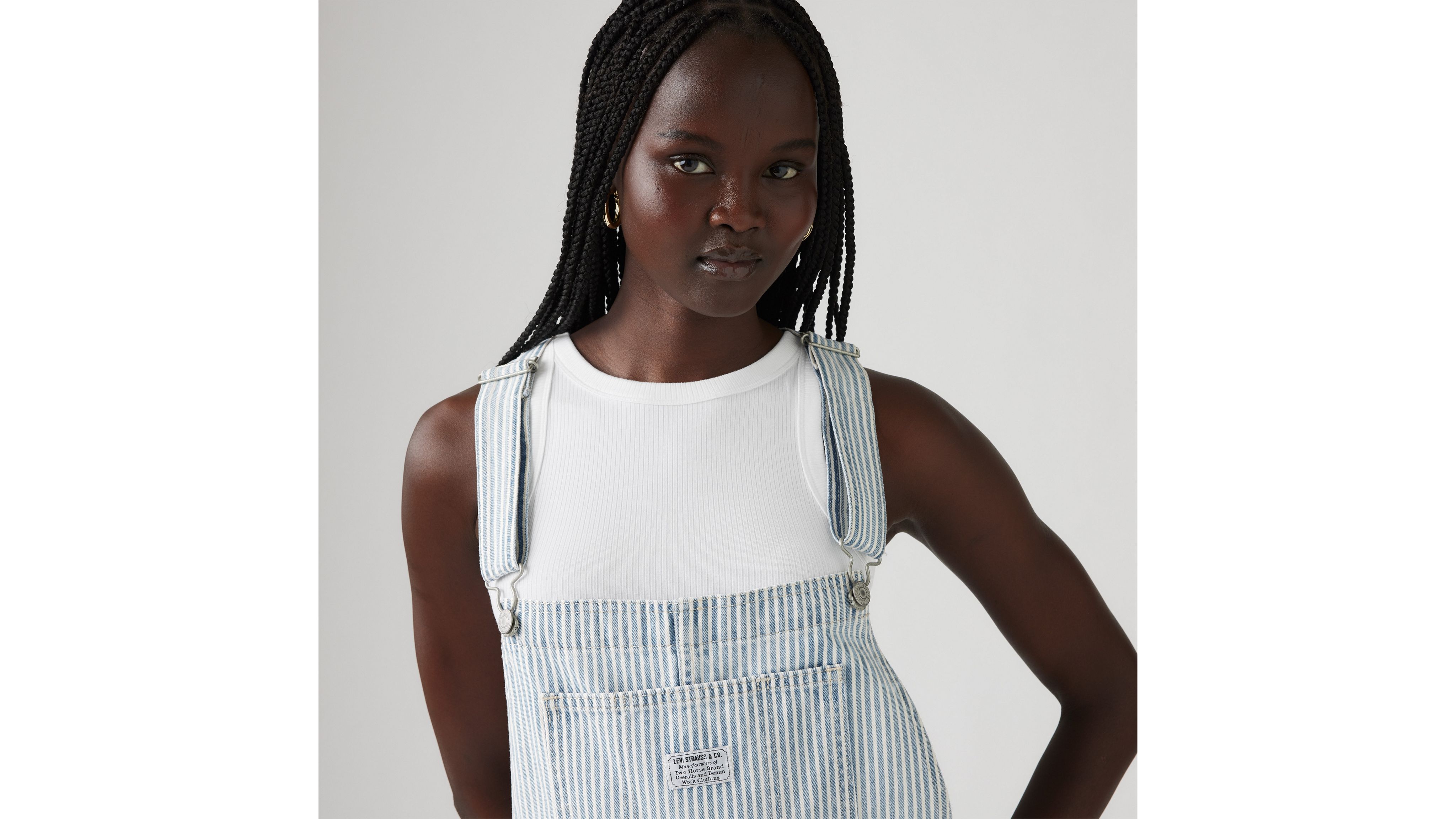 LEVI'S VINTAGE WOMEN'S SHORTALLS S 