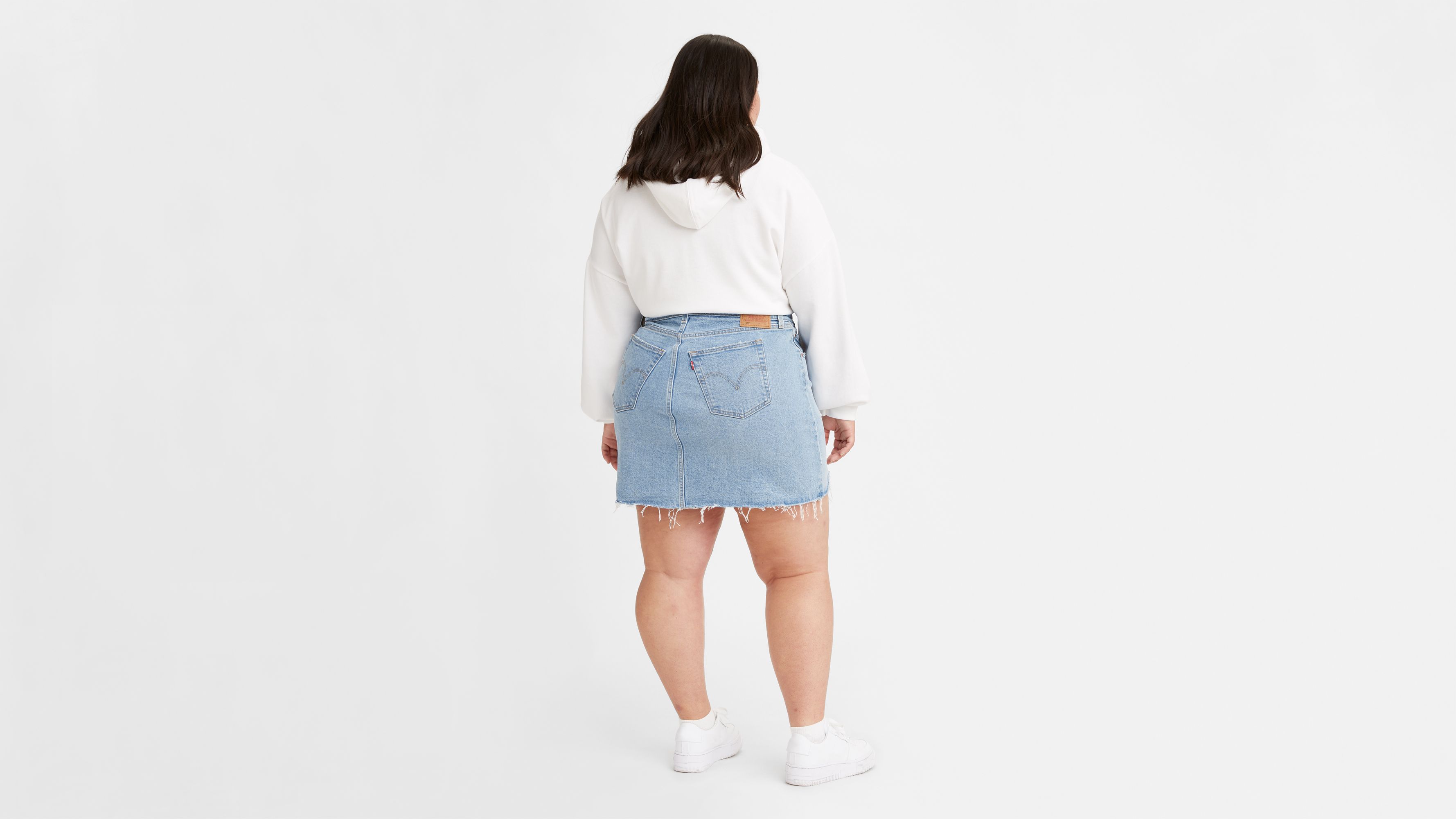 High Rise Deconstructed Iconic Skirt (Plus) 3