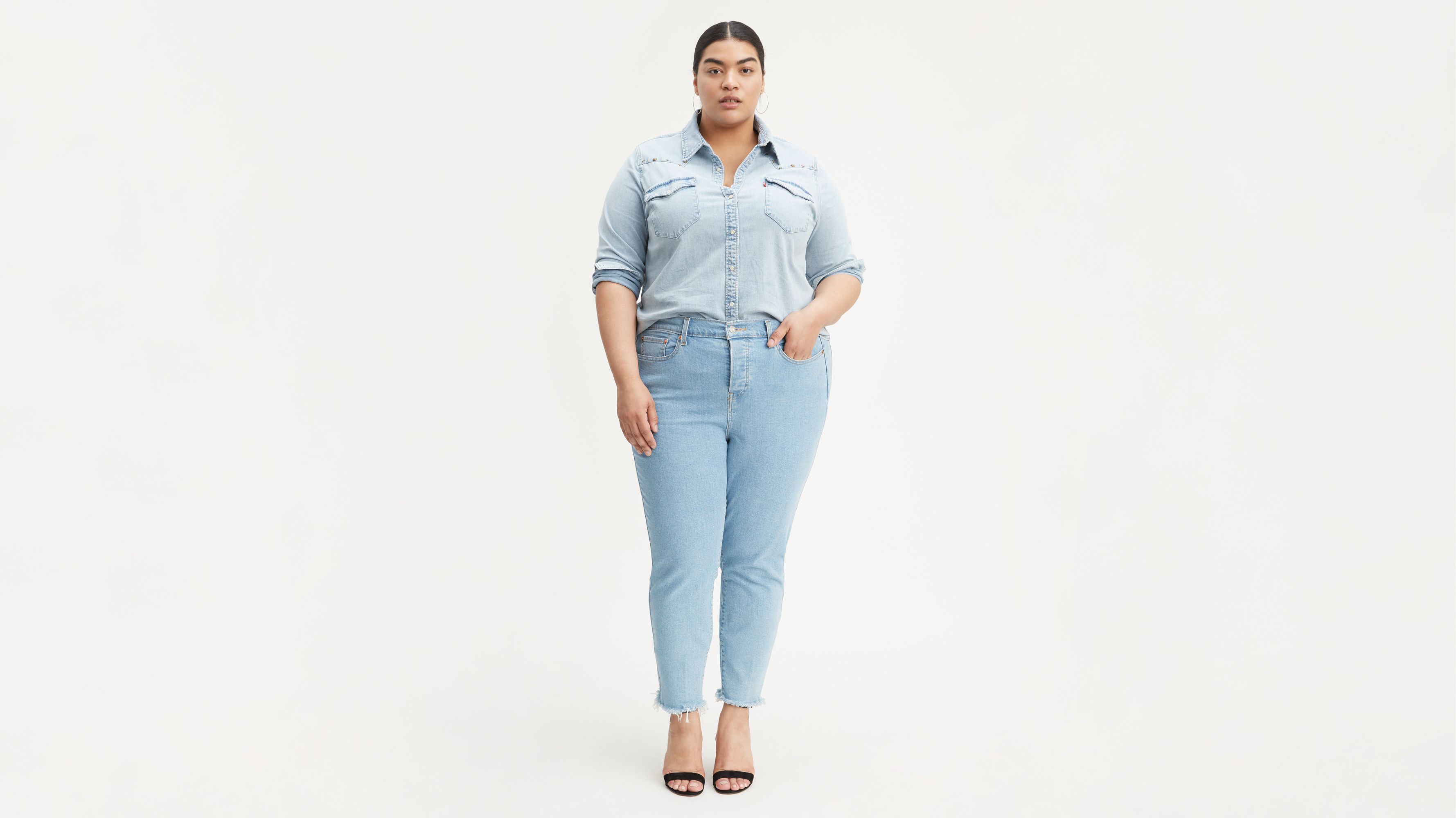 plus size wedgie jeans