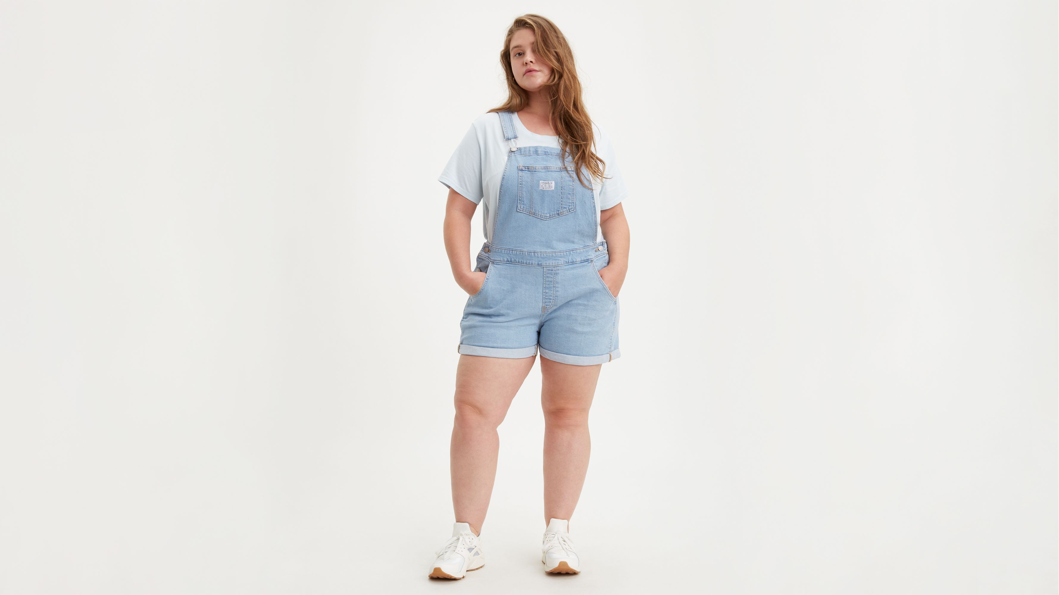 levi plus size overalls