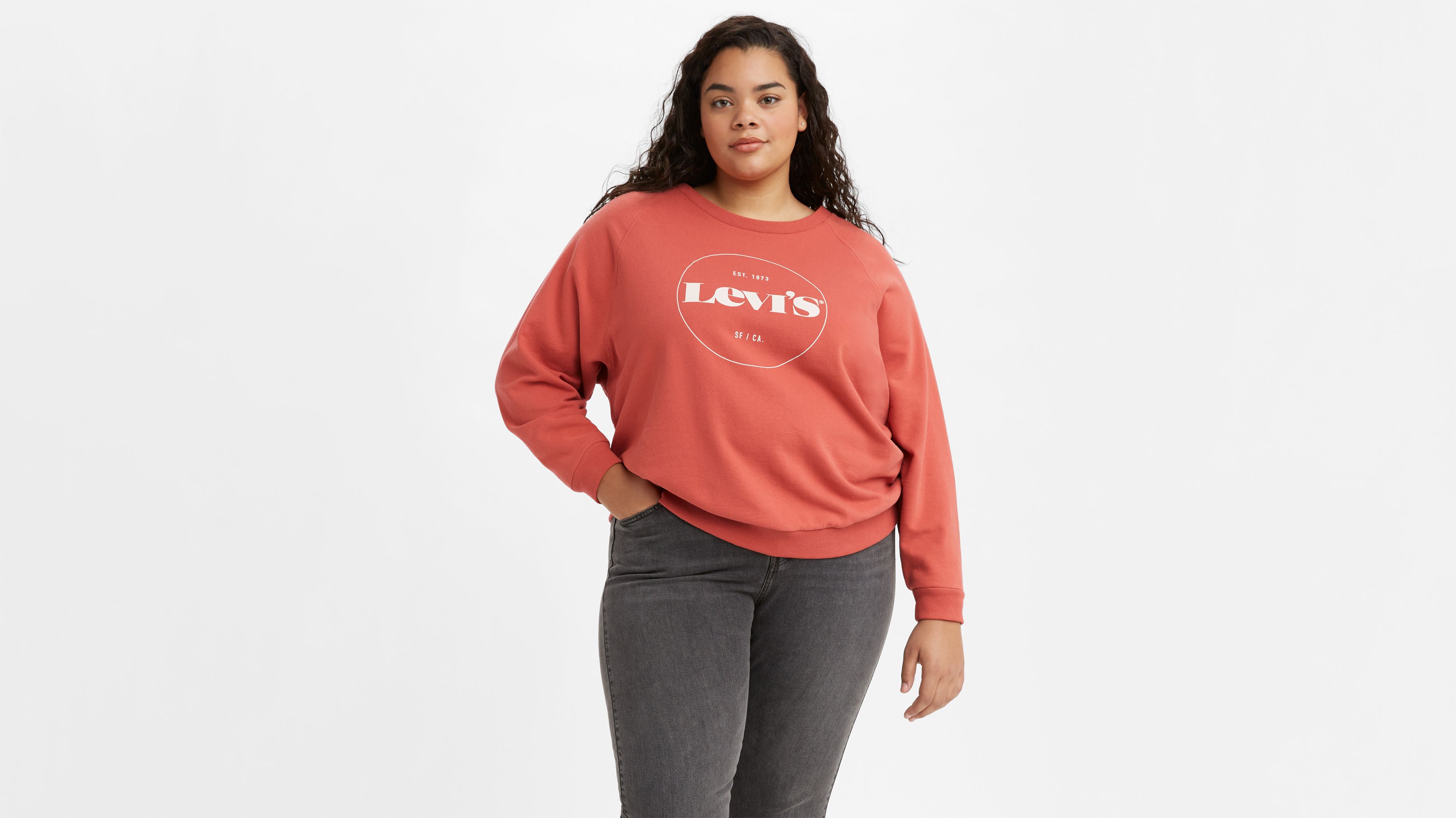 plus size levi's sweatshirt