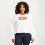Vintage Crewneck sweatshirt med raglanärmar (Plus Size) 1