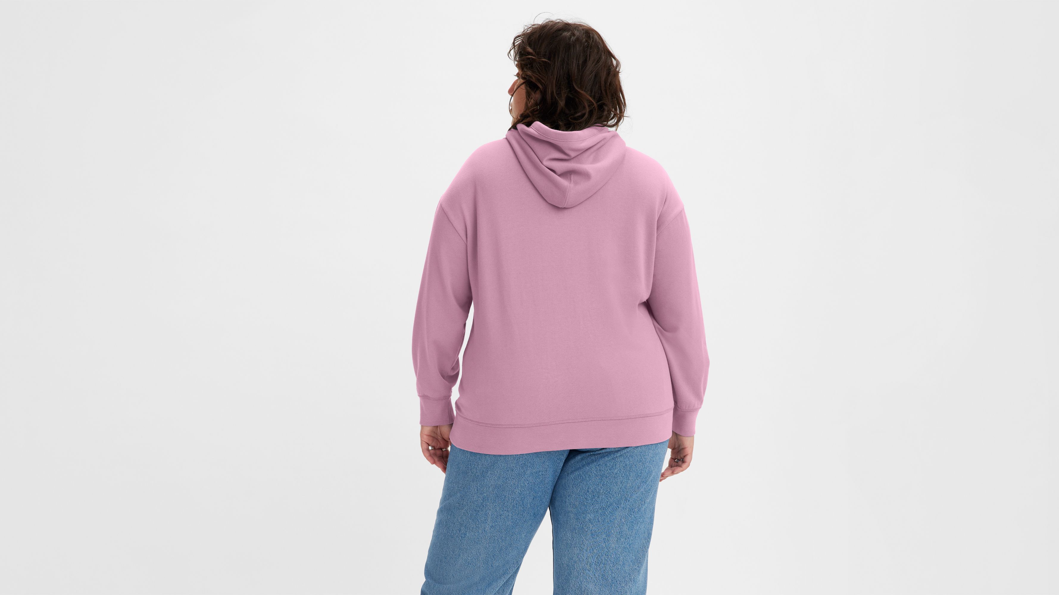 Sudadera de fit estándar con capucha y gráfico (plus) 2