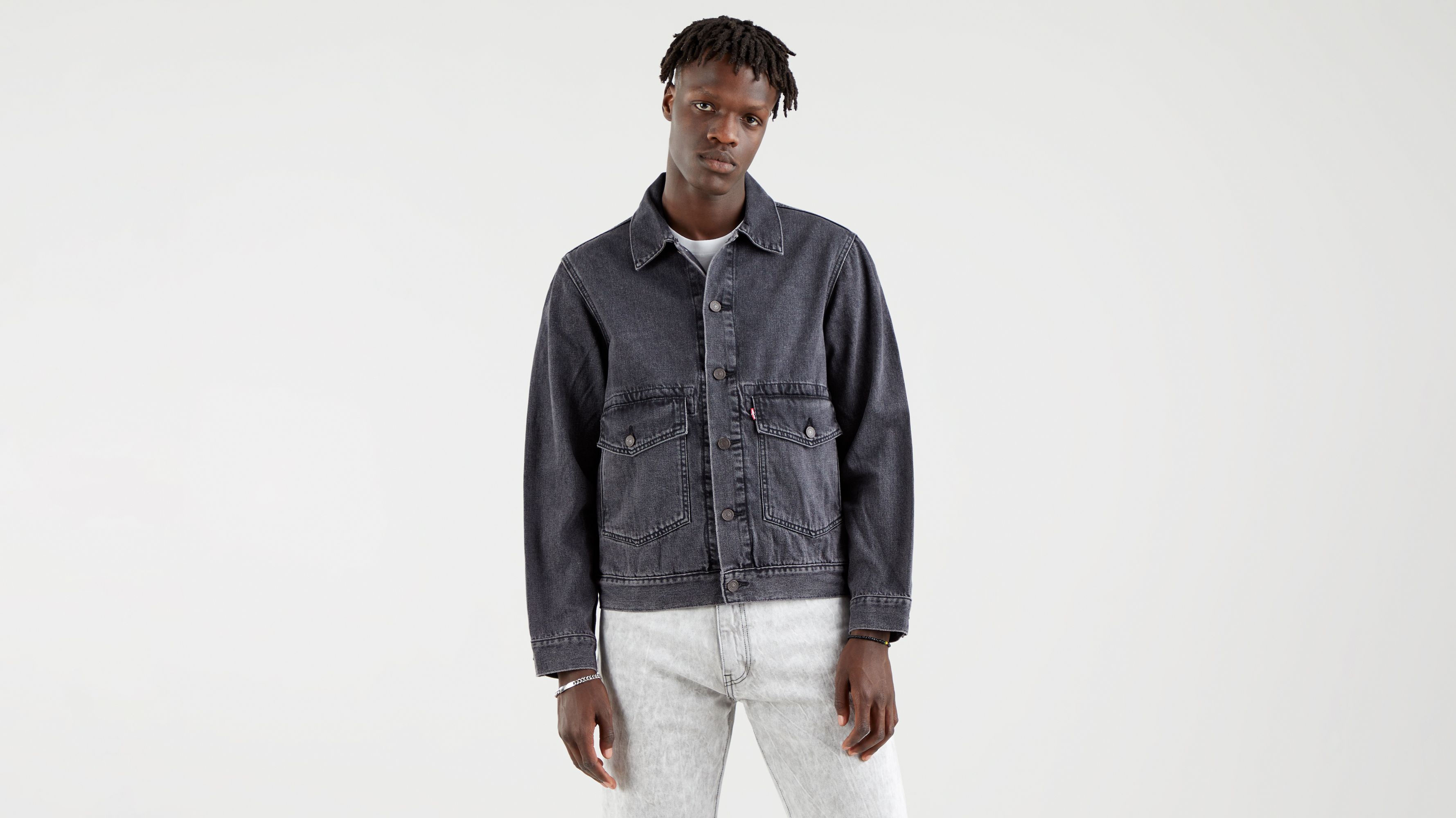 At Work Trucker Jacket - Black | Levi's® NO