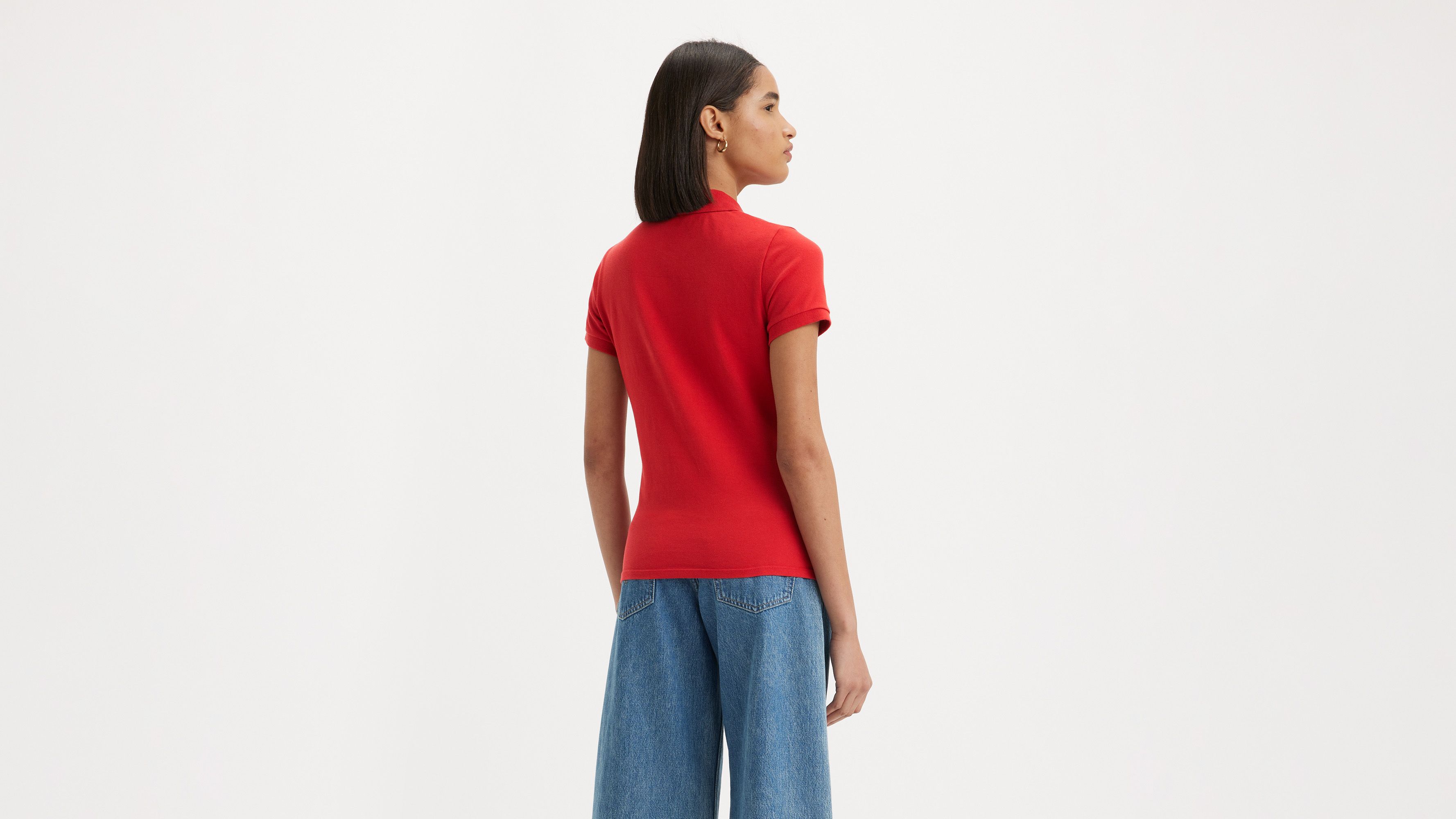 Tシャツ・カットソー VALENTINO Woman Polo Shirt Red 7B3KC65F9EQ BRT 6B3MG24H-95W-R9B-Valentino-t-