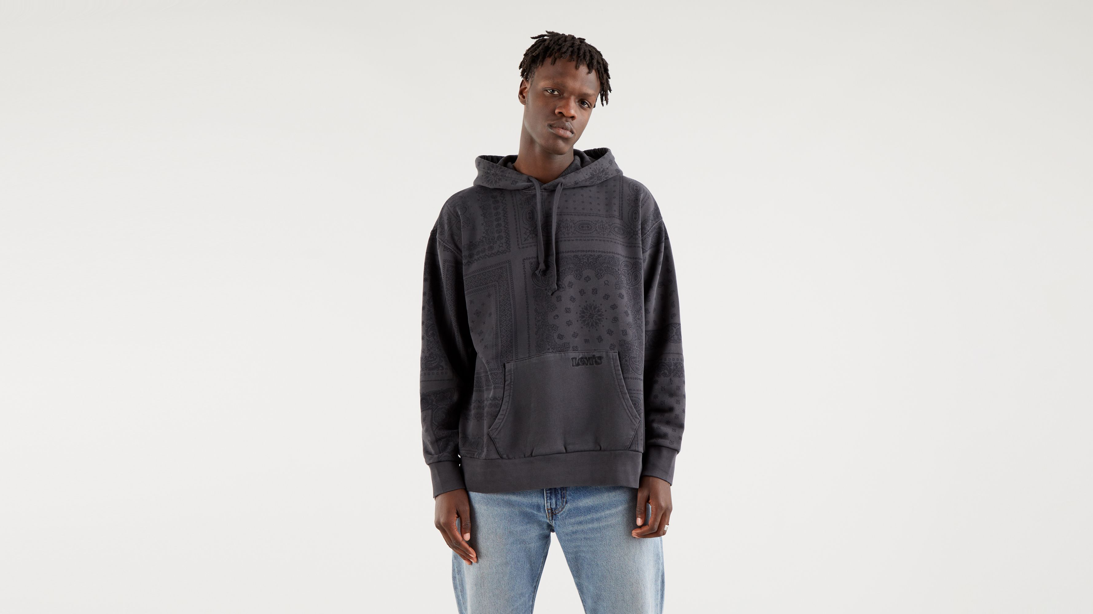 Bandana Pop Over Hoodie 1