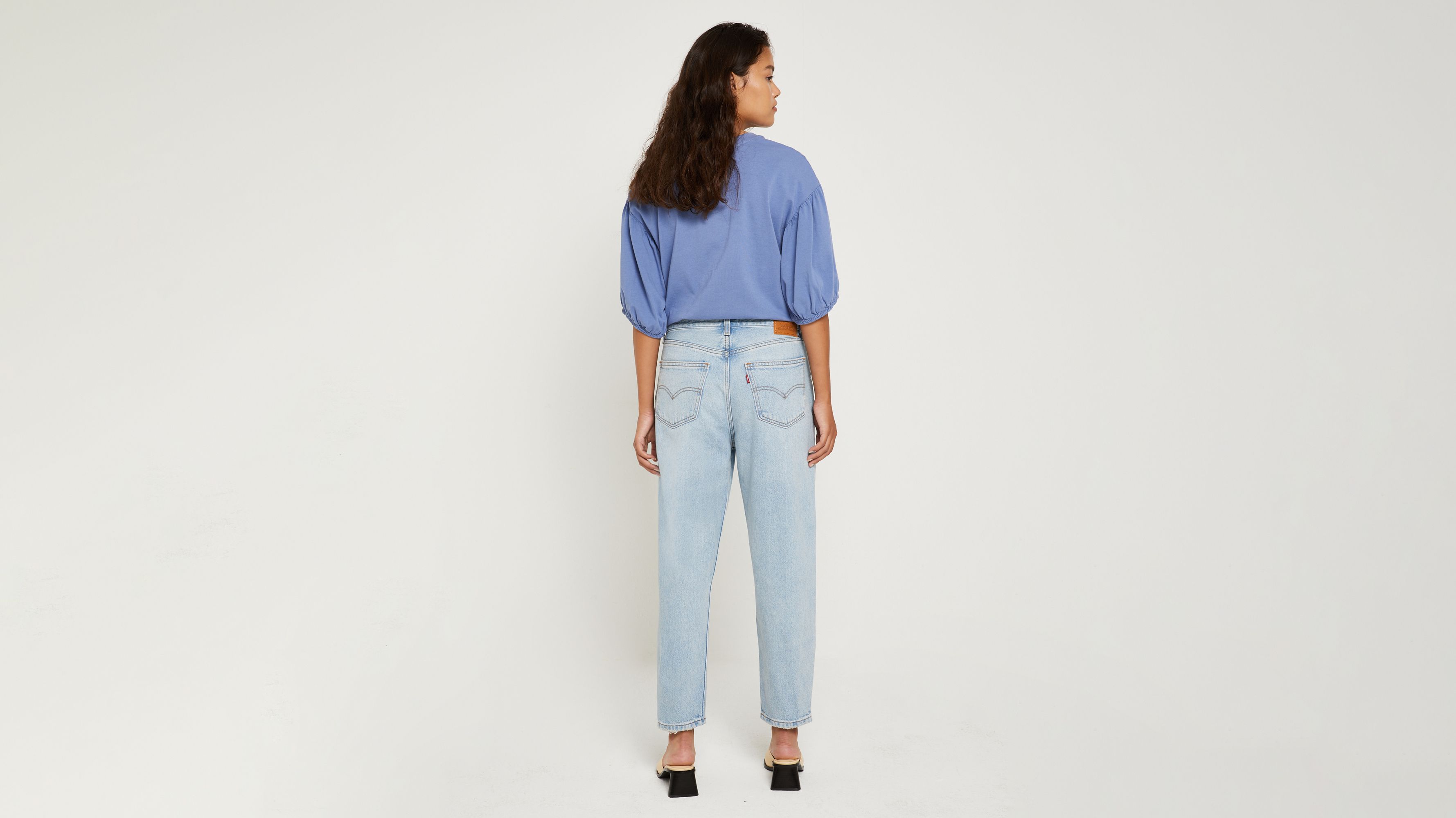 tapered cropped jeans
