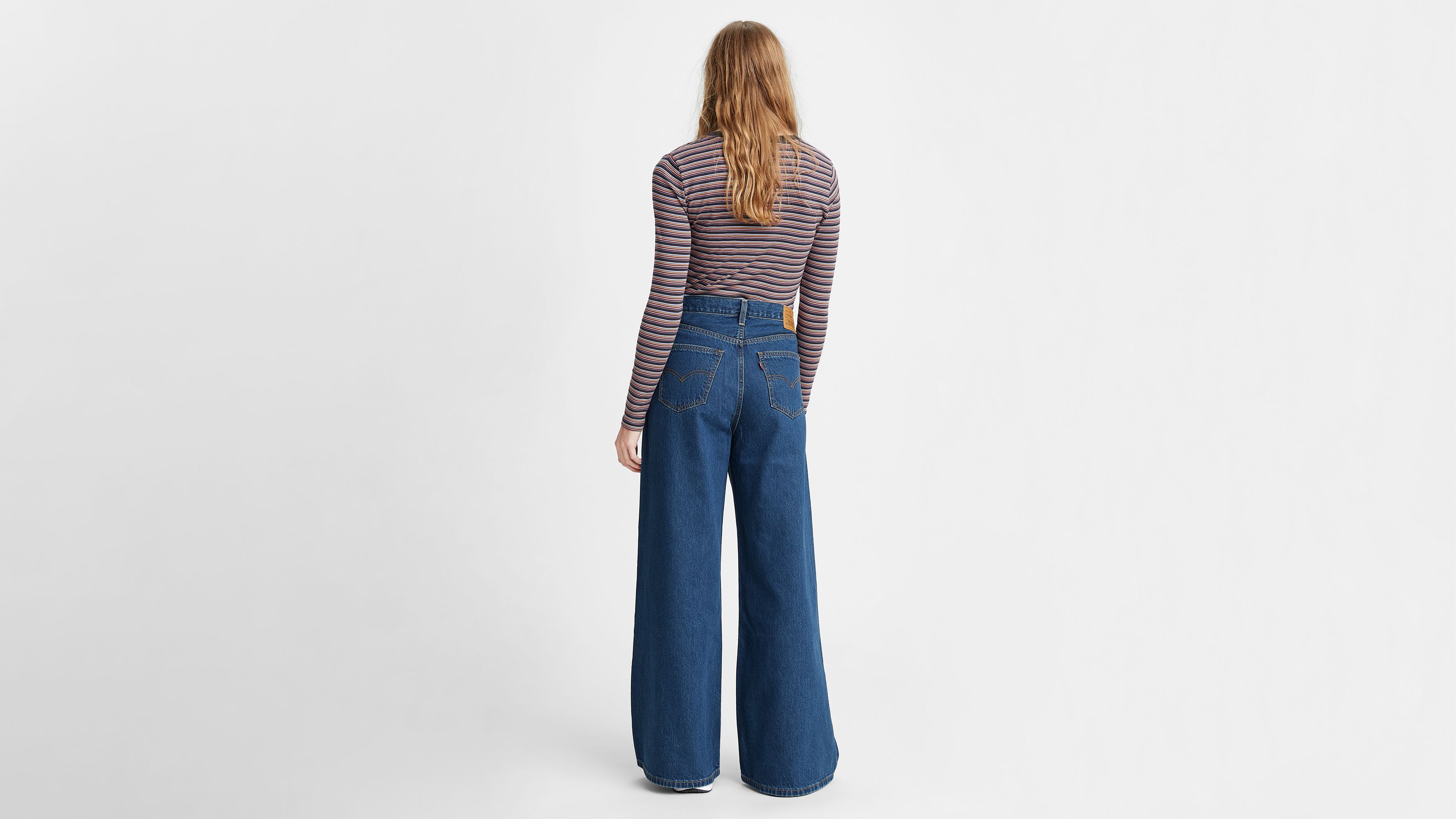 levi's super wide leg jeans