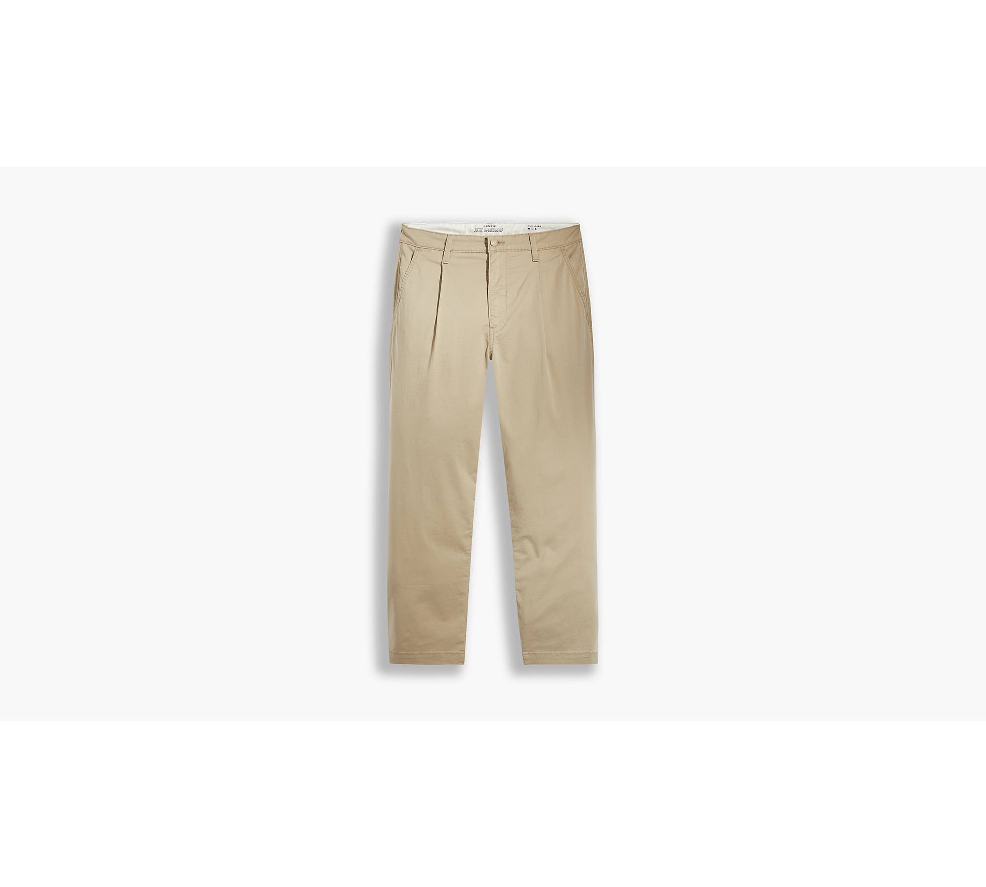 Xx Stay Loose Pleated Crop Pants - Neutral | Levi's® ES