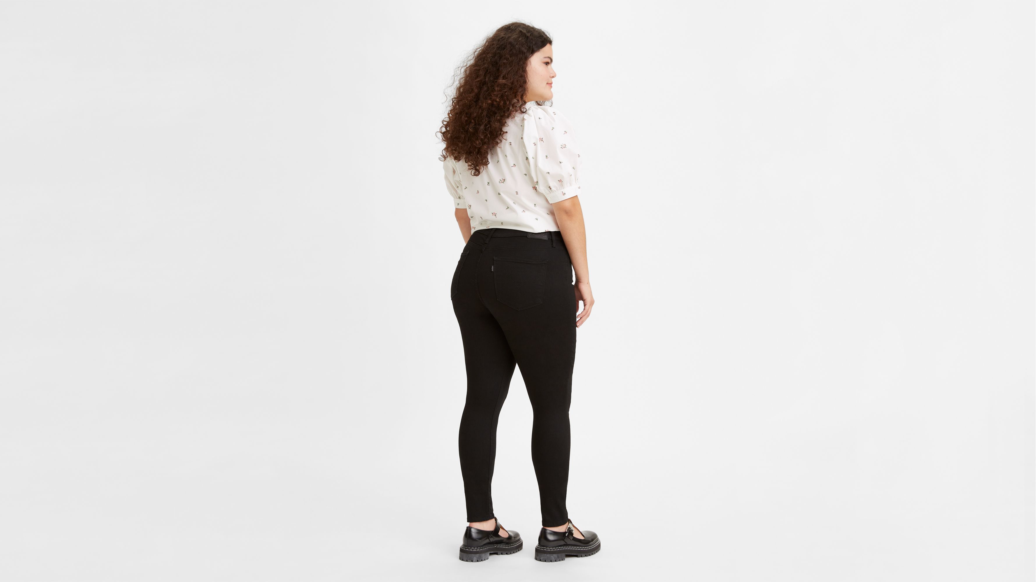 Women's High-Rise Black Super Skinny Jeans, Women's Bottoms