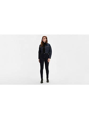 리바이스 Levi 720 High Rise Super Skinny Womens Jeans,Indigo Atlas - Dark Wash
