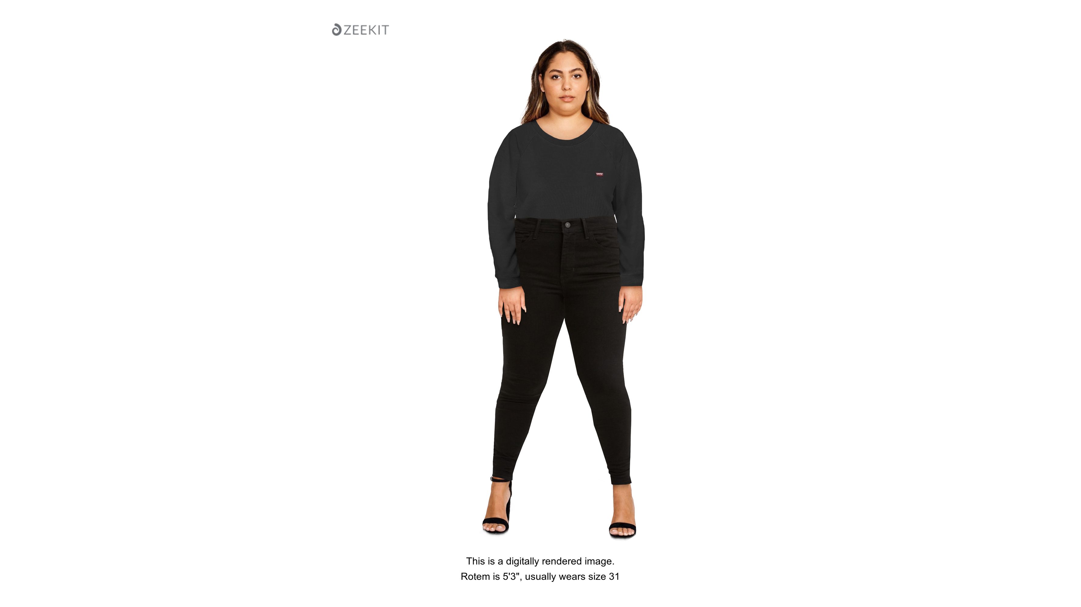 Levi´s ® 720 Hirise Super Skinny Schwarz T37255/ Hosen Frau Schwarz Hosen