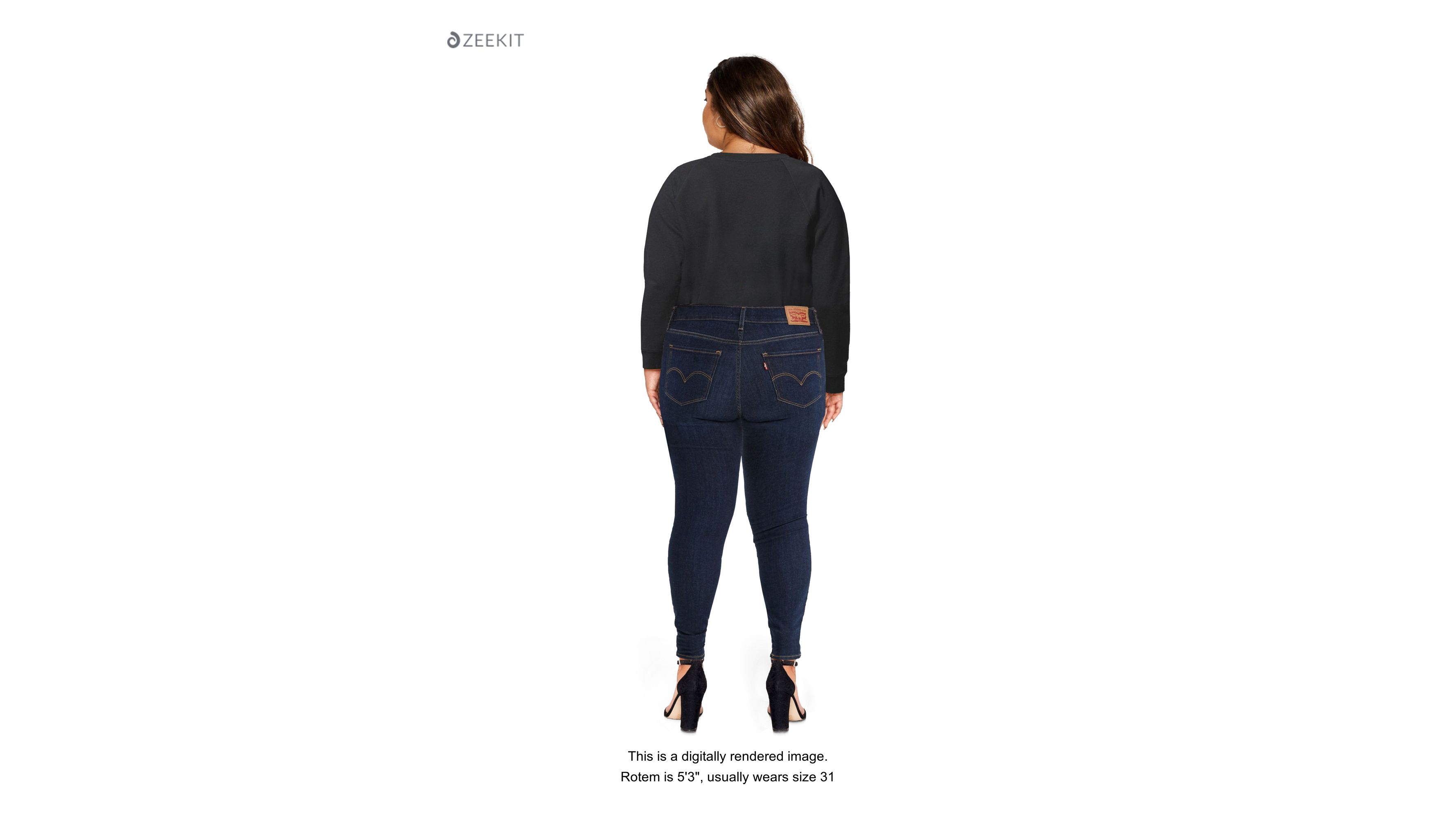 720 High Rise Super Skinny Leopard Print Women's Jeans - Multi-color