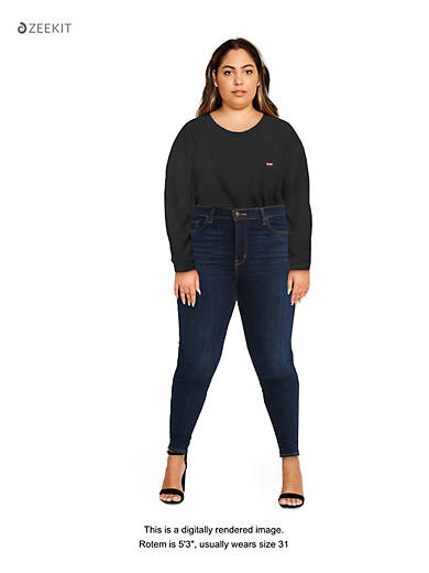 Standard and Plus Levi's Women's 720 High Rise Super Skinny Jeans 