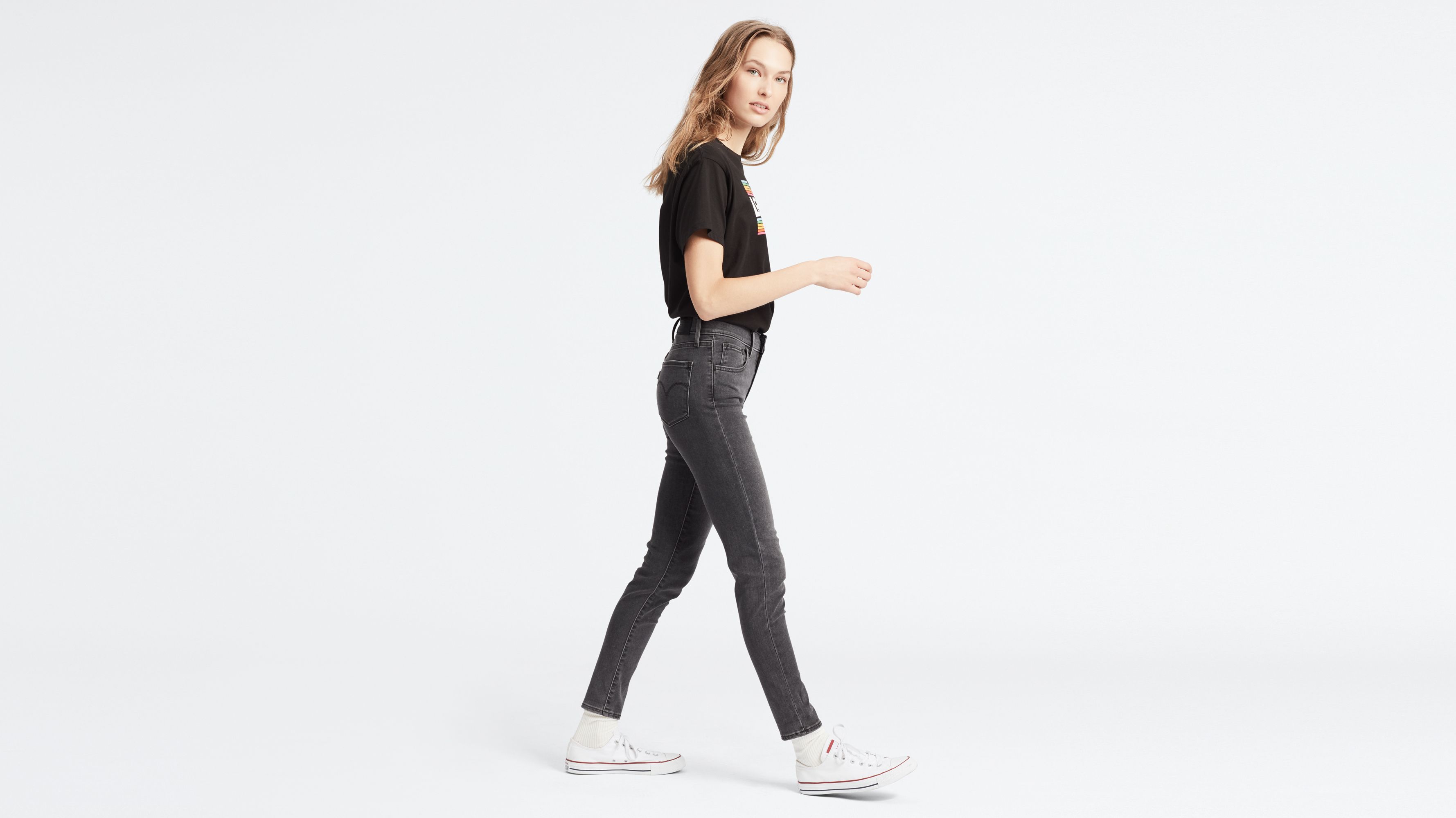 levis high waist super skinny