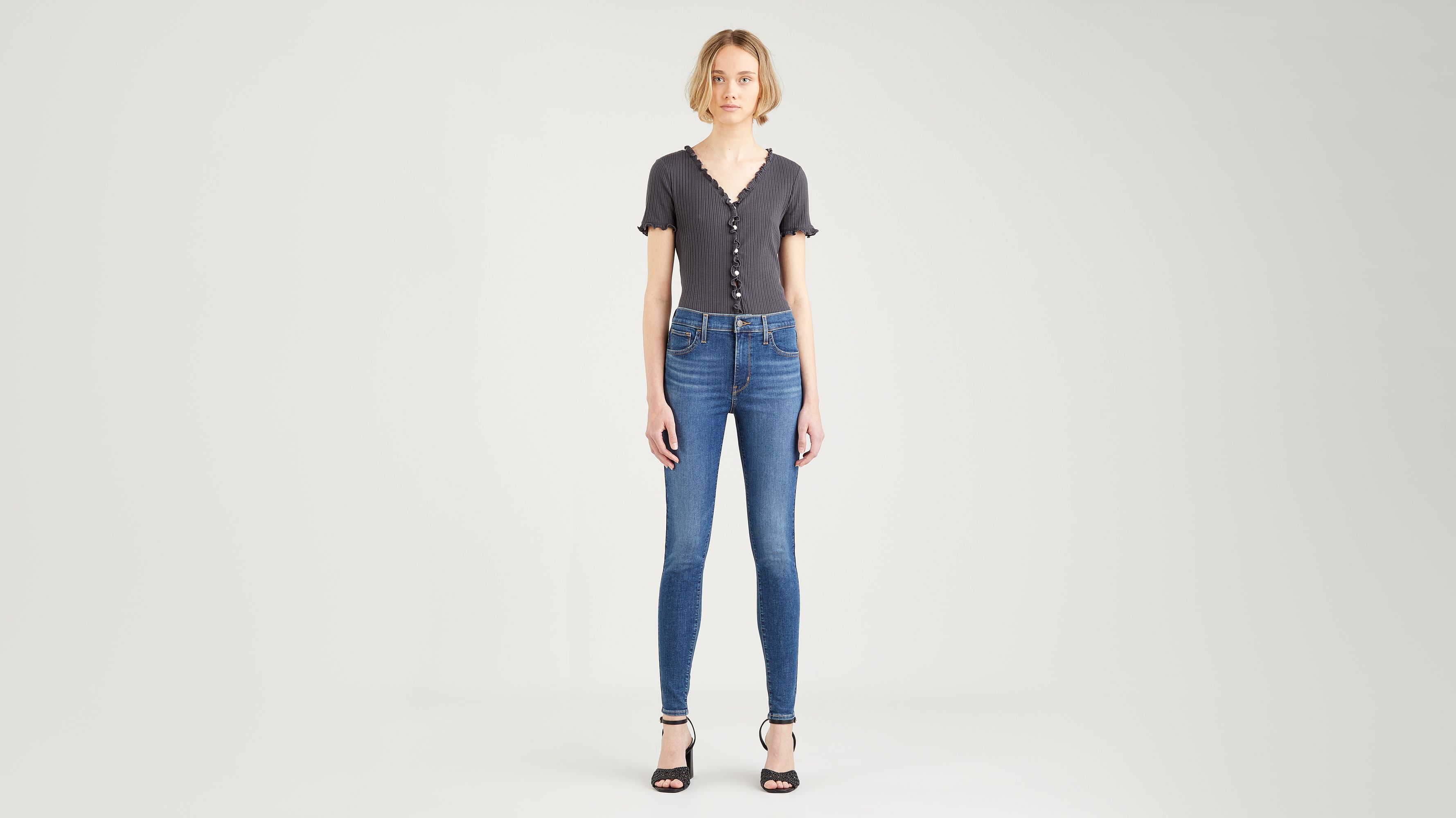 levi's super skinny high waist jeans