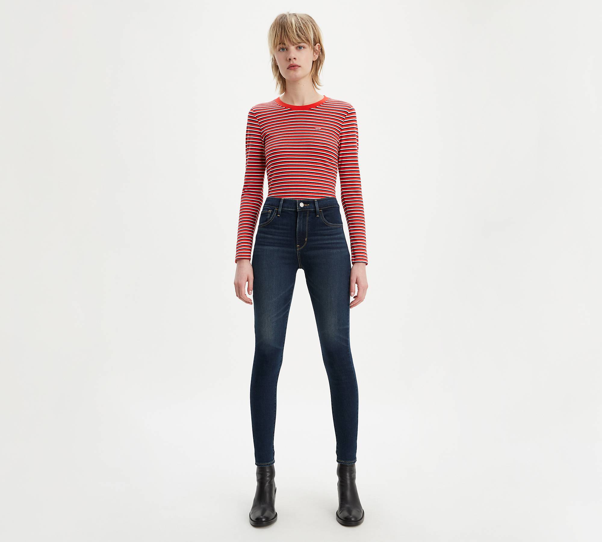 720 High Rise Super Skinny Warm Women's Jeans 1