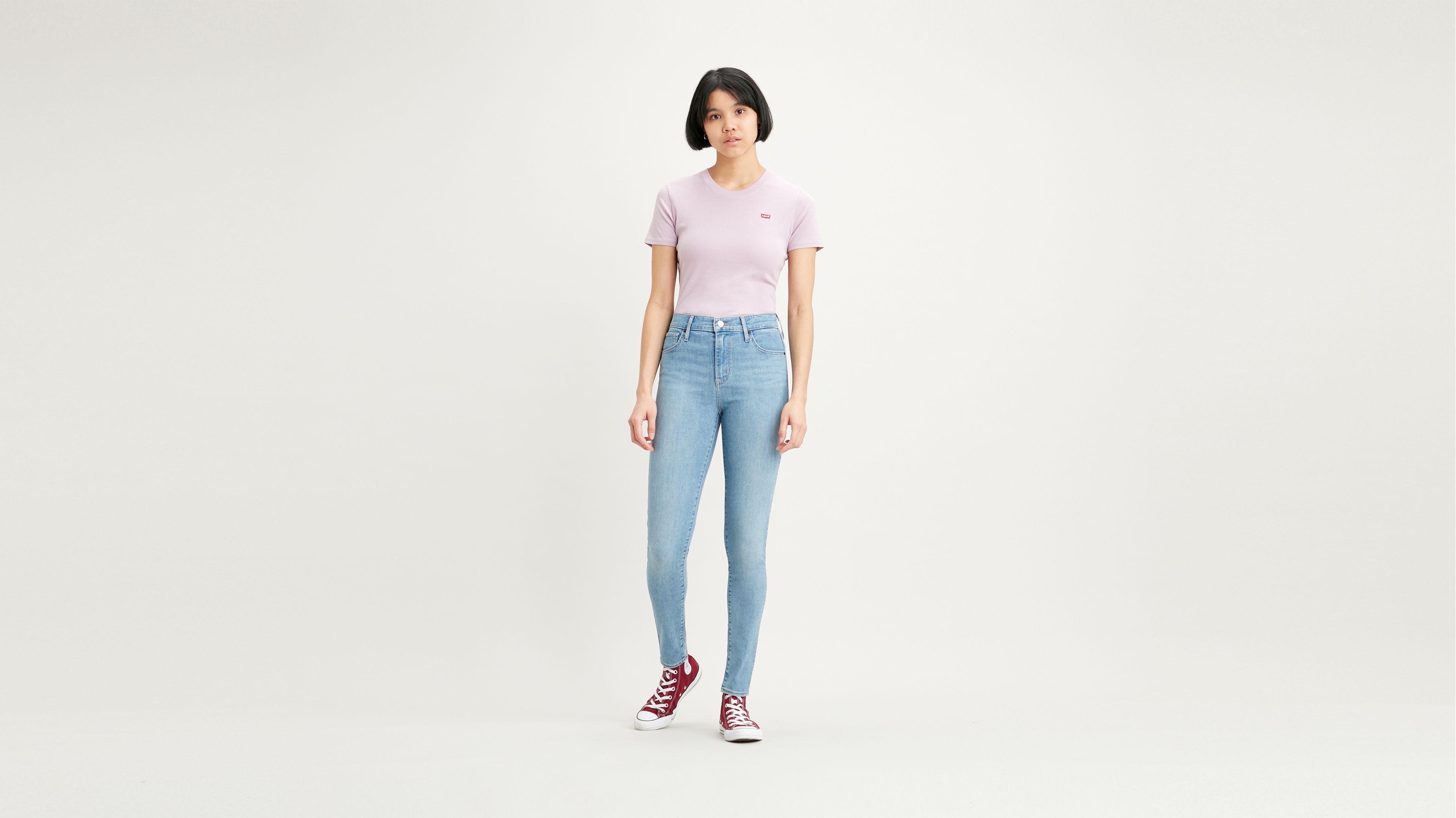 levi's super skinny high waist jeans