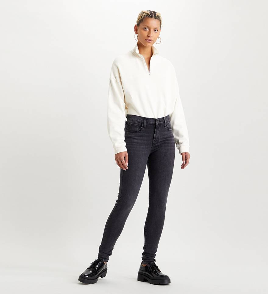 720™ High Rise Super Skinny Jeans - Black | Levi's® EE