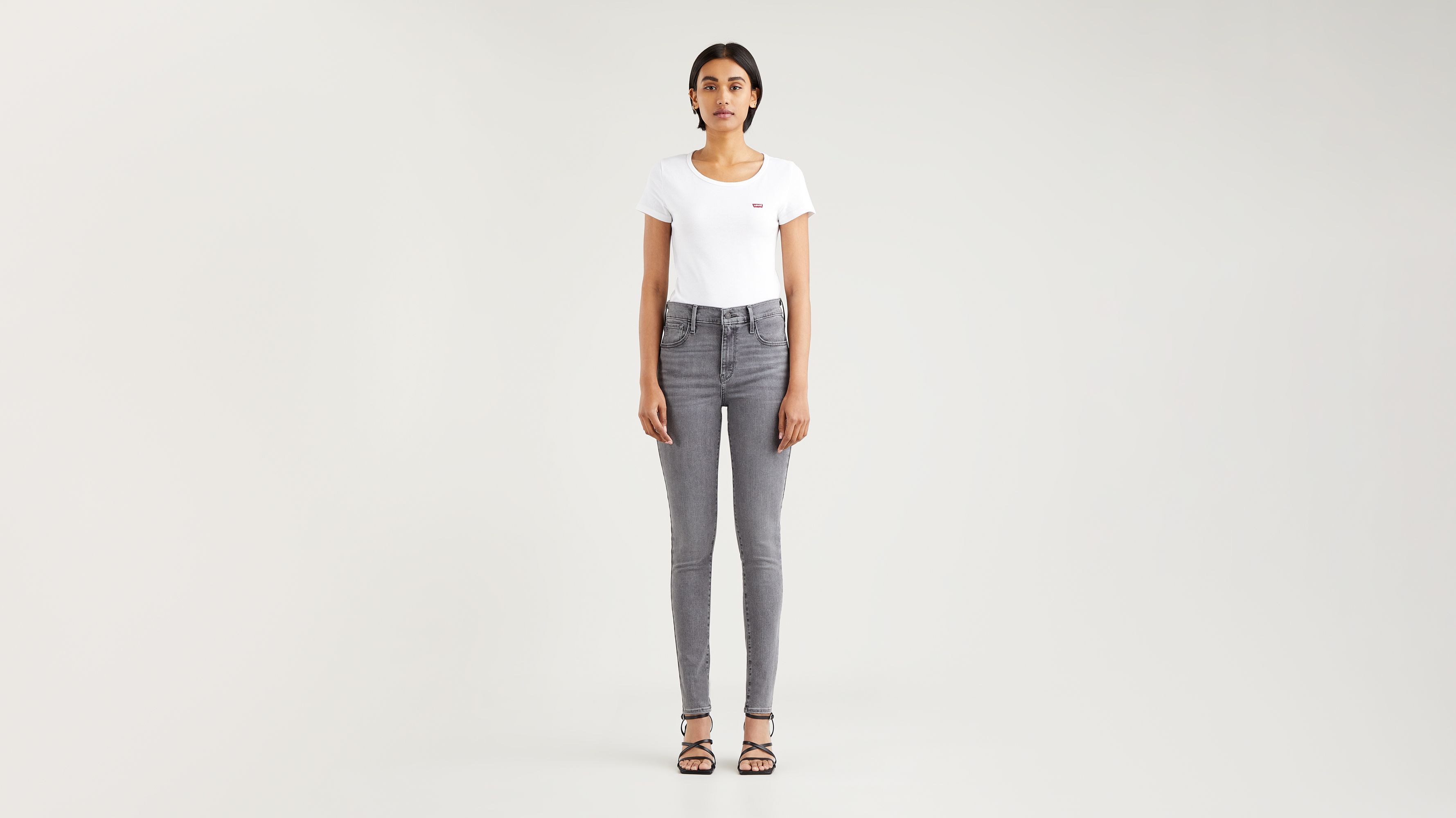 720™ High Rise Super Skinny Jeans - Grey | Levi's® FR