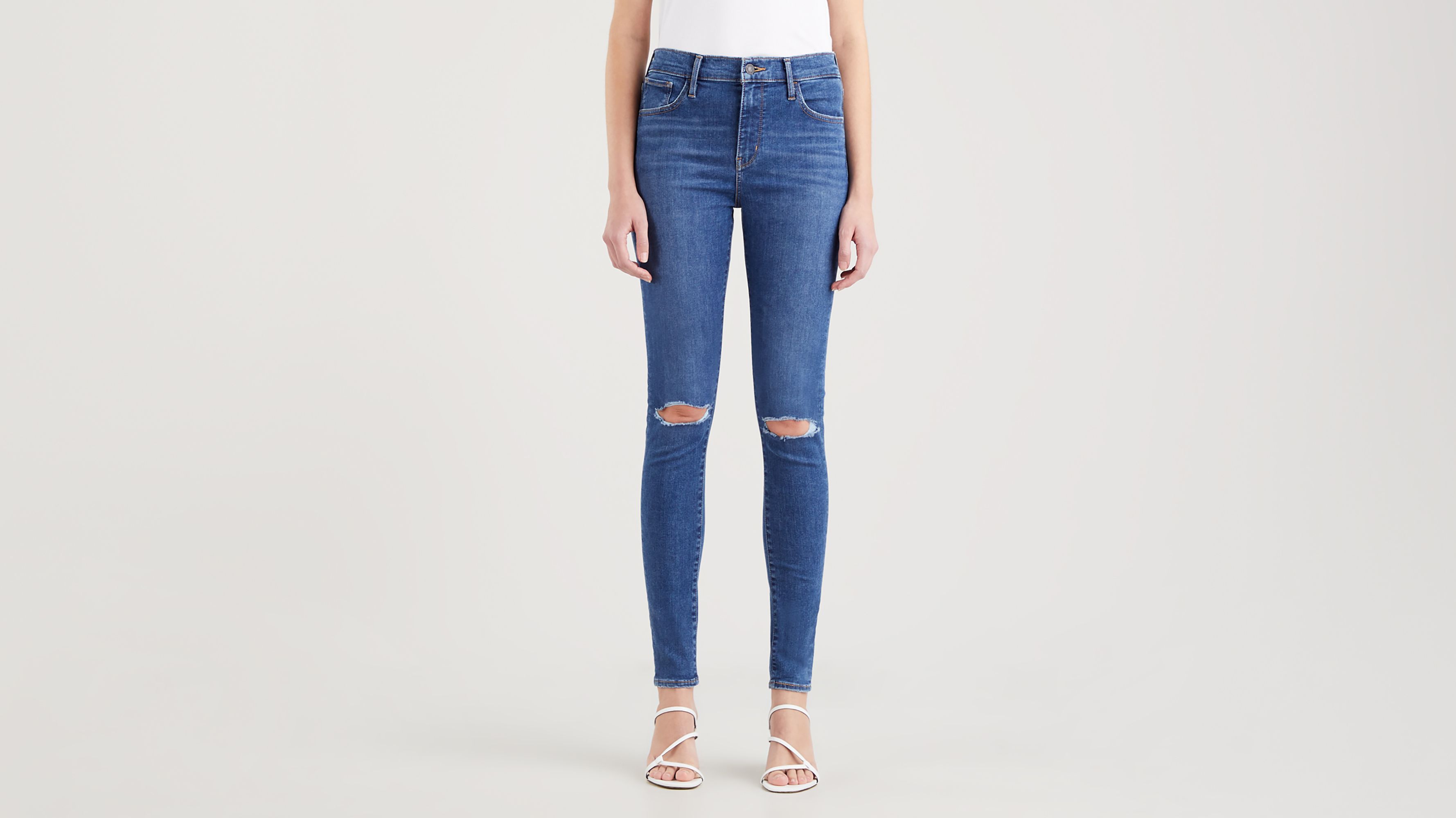 720™ High Rise Super Skinny Jeans - Blue | Levi's® RO