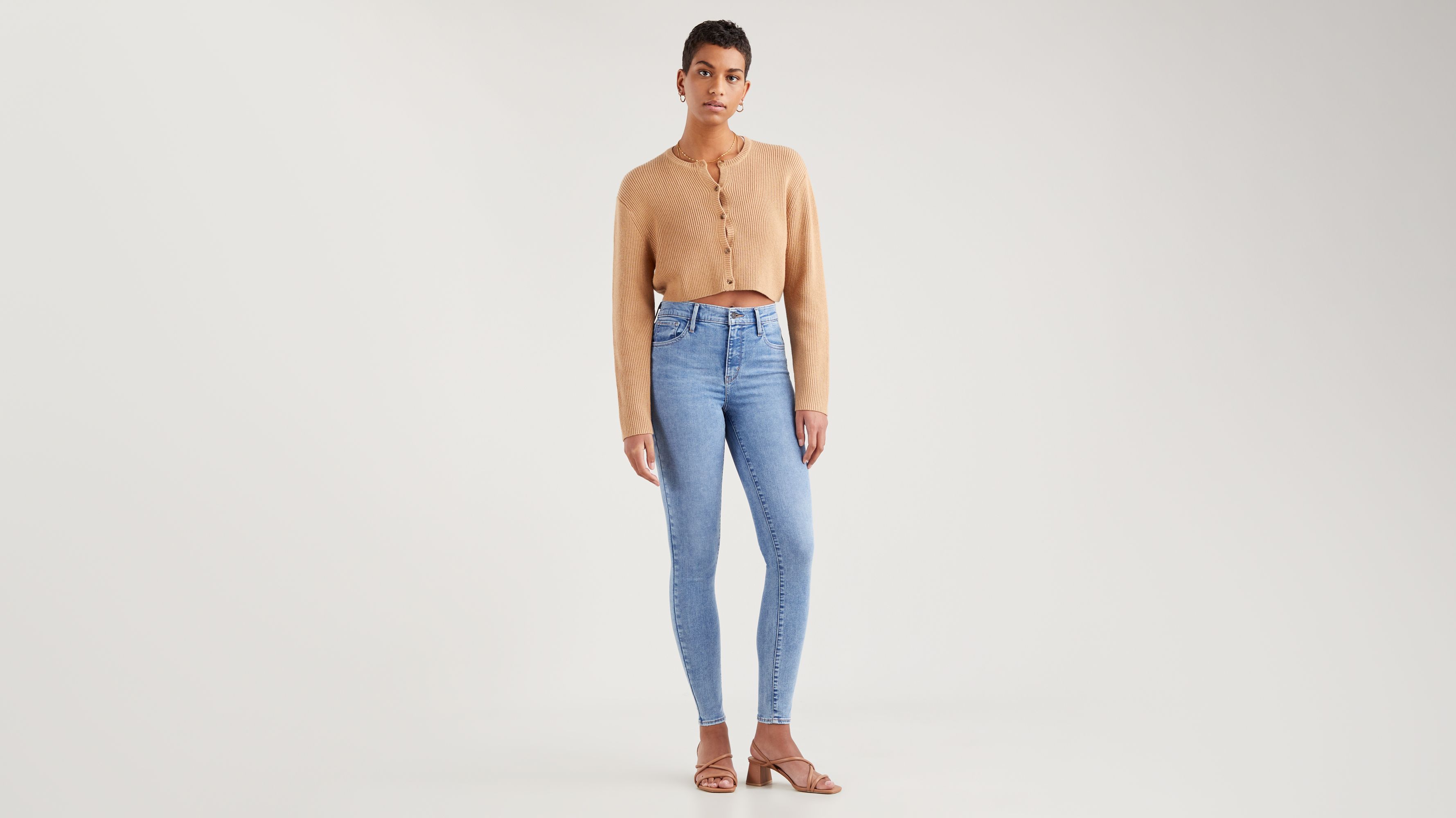 levi's blue skinny jeans