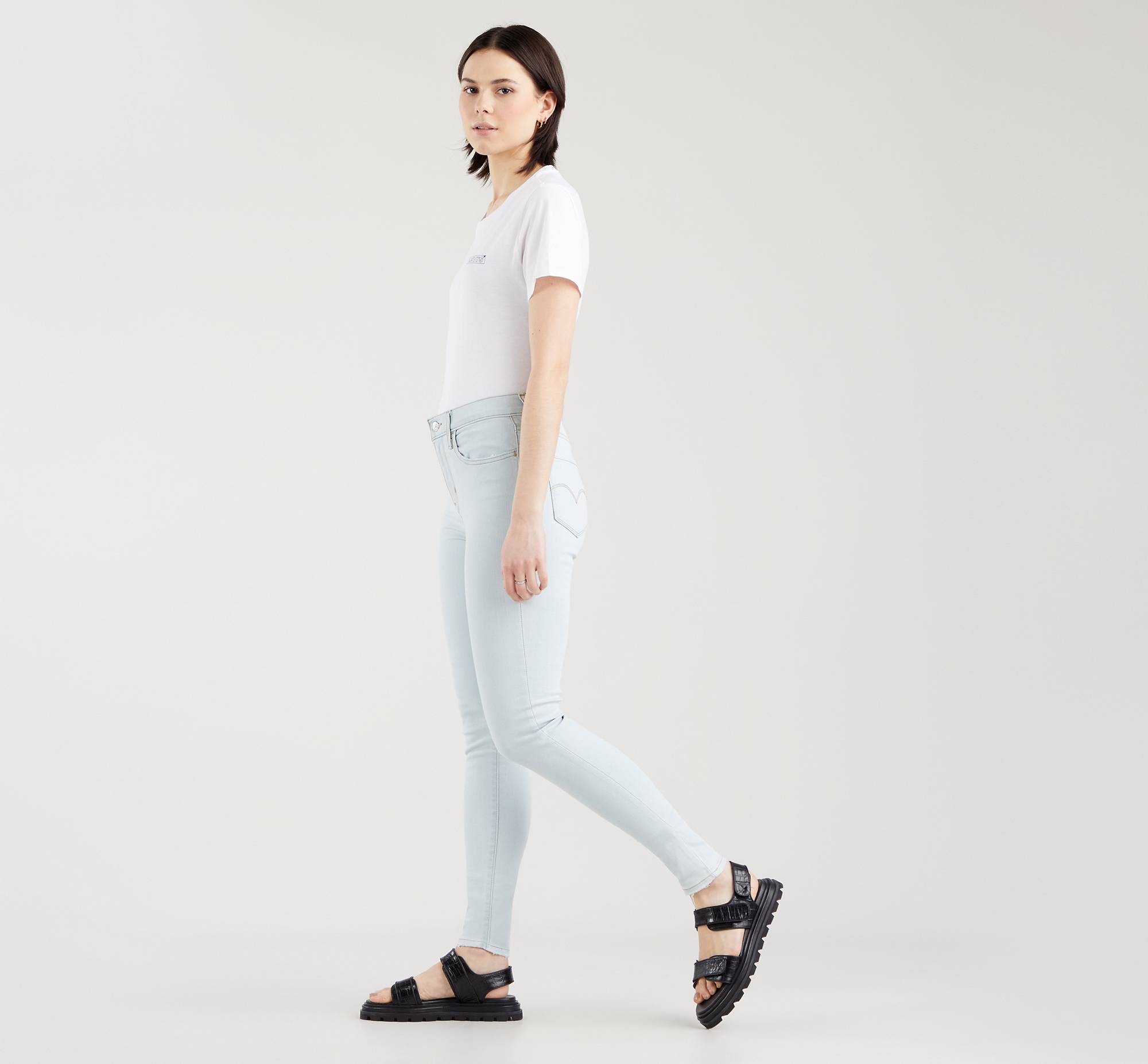 720™ High Rise Super Skinny Jeans - Blue | Levi\'s® CY
