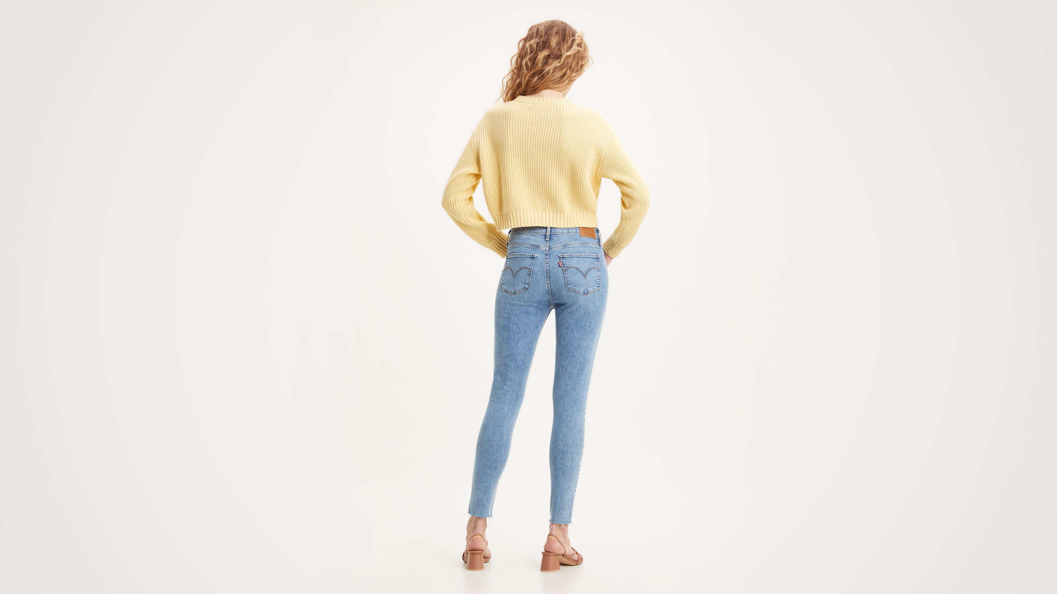 levi's high rise super skinny