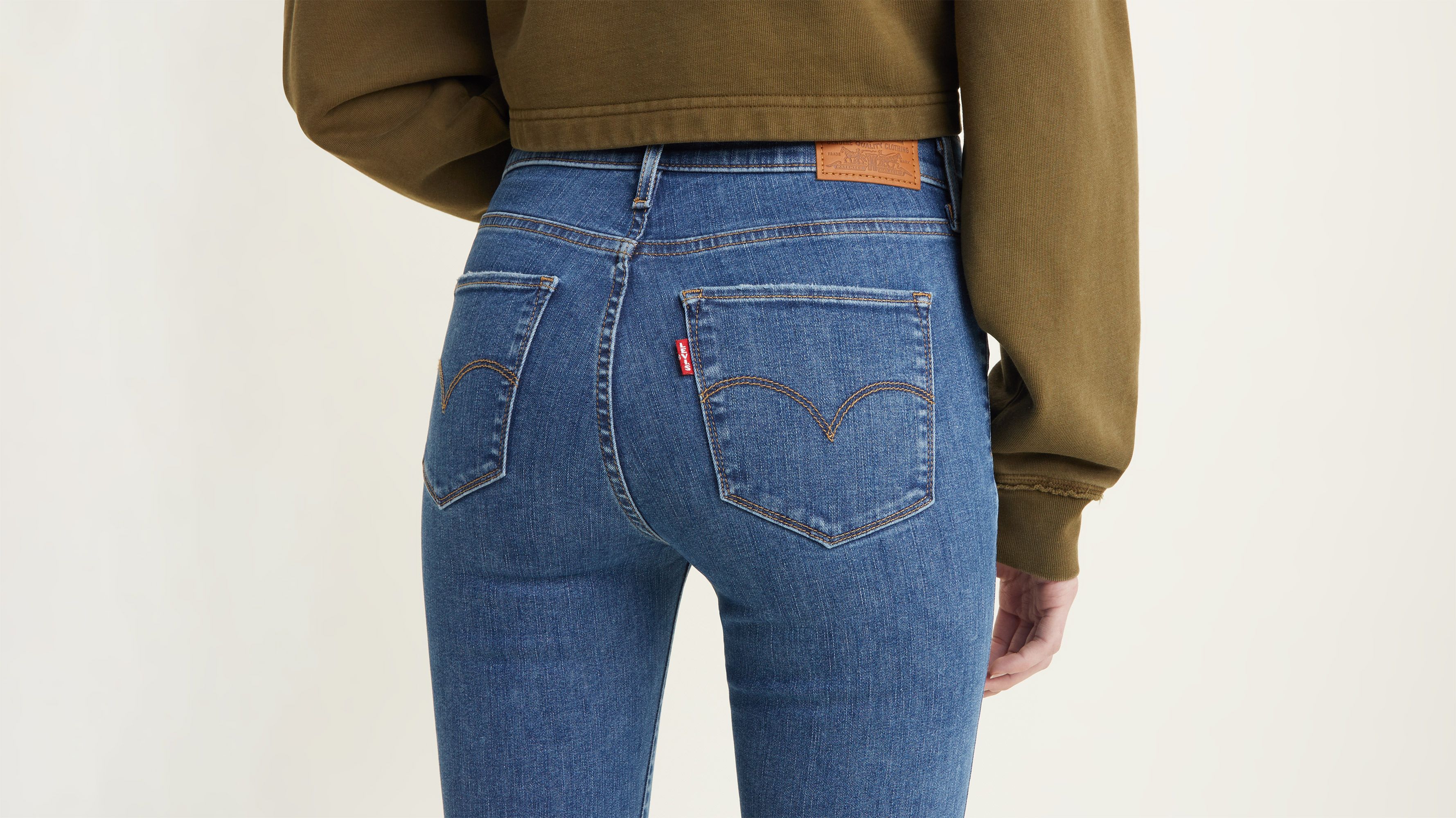 720™ High Rise Super Skinny Jeans - Blue | Levi's® BE