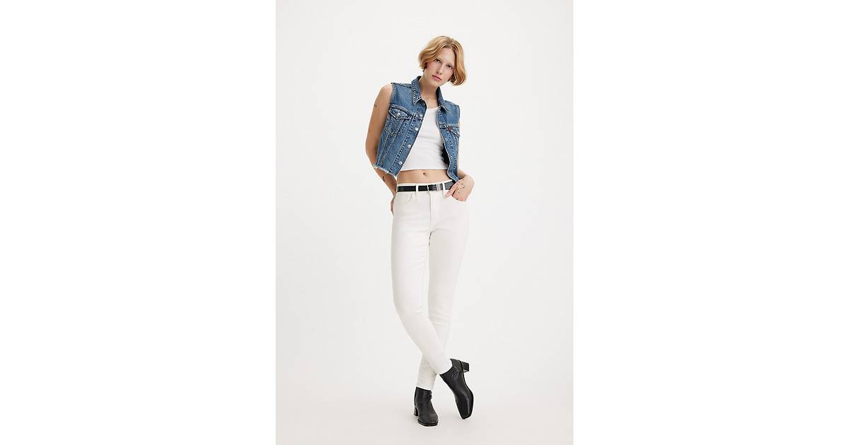 720 High Rise Super Skinny Women's Jeans - White