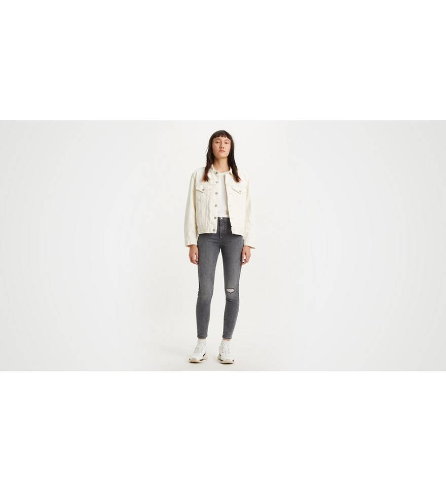 720 High Rise Super Skinny Women's Jeans - Grey | Levi's® US