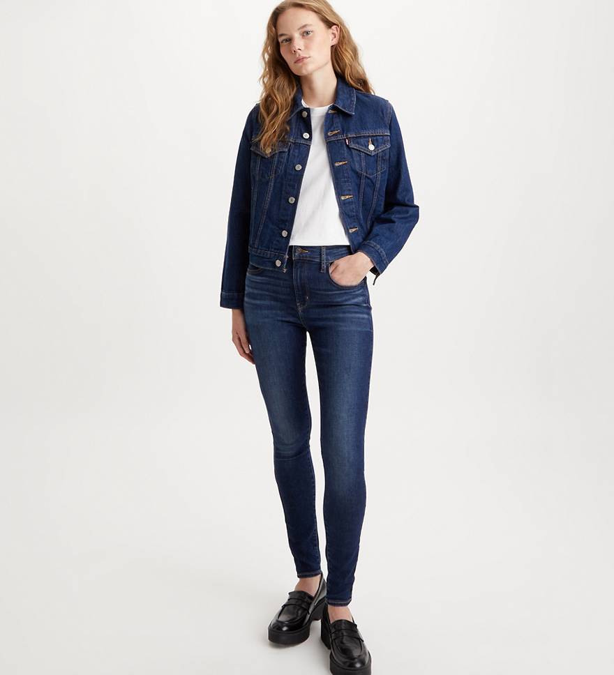 720™ High Rise Super Skinny Jeans - Blue | Levi's® HU