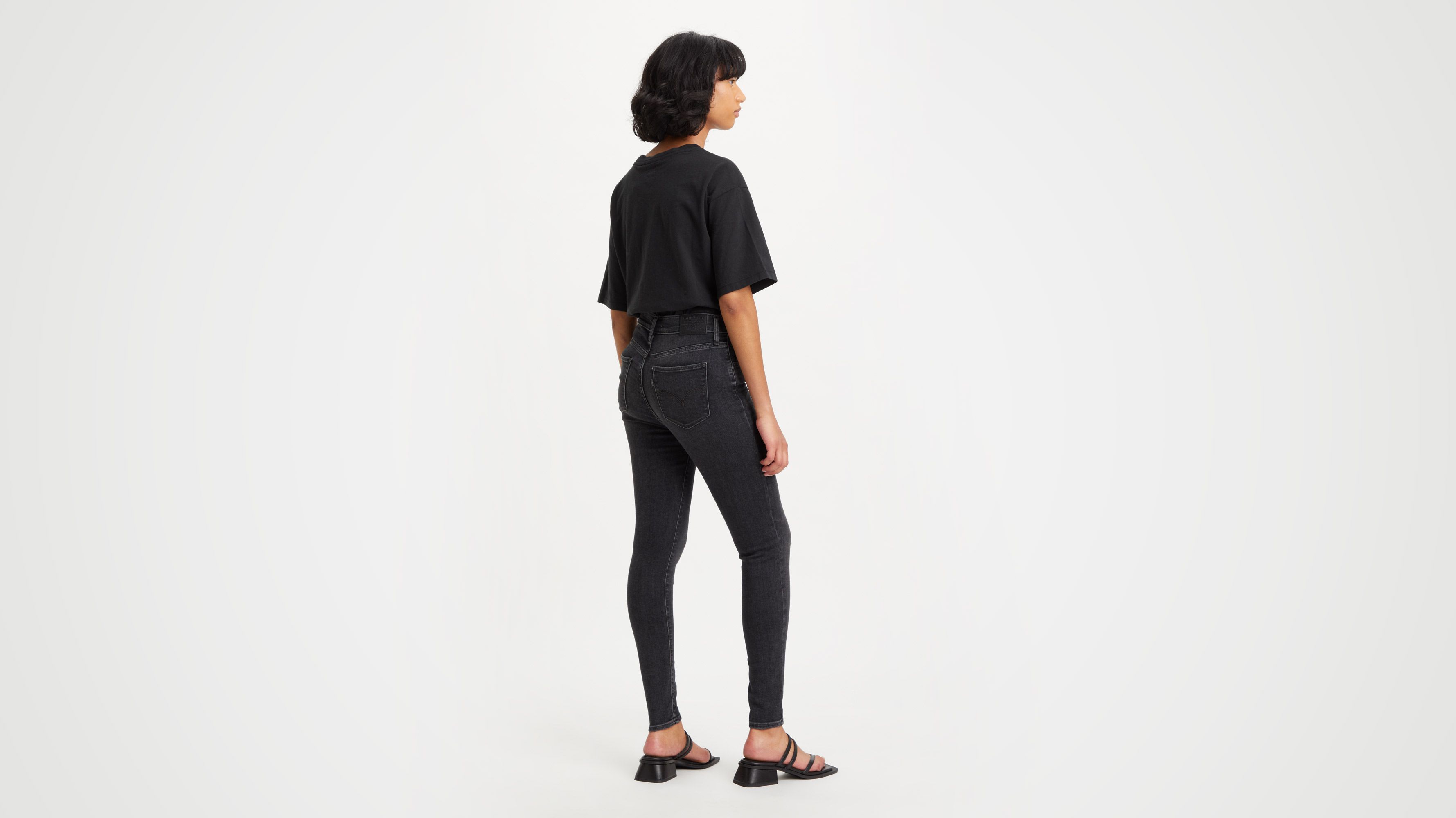 720™ High Rise Super Skinny Jeans - Black | Levi