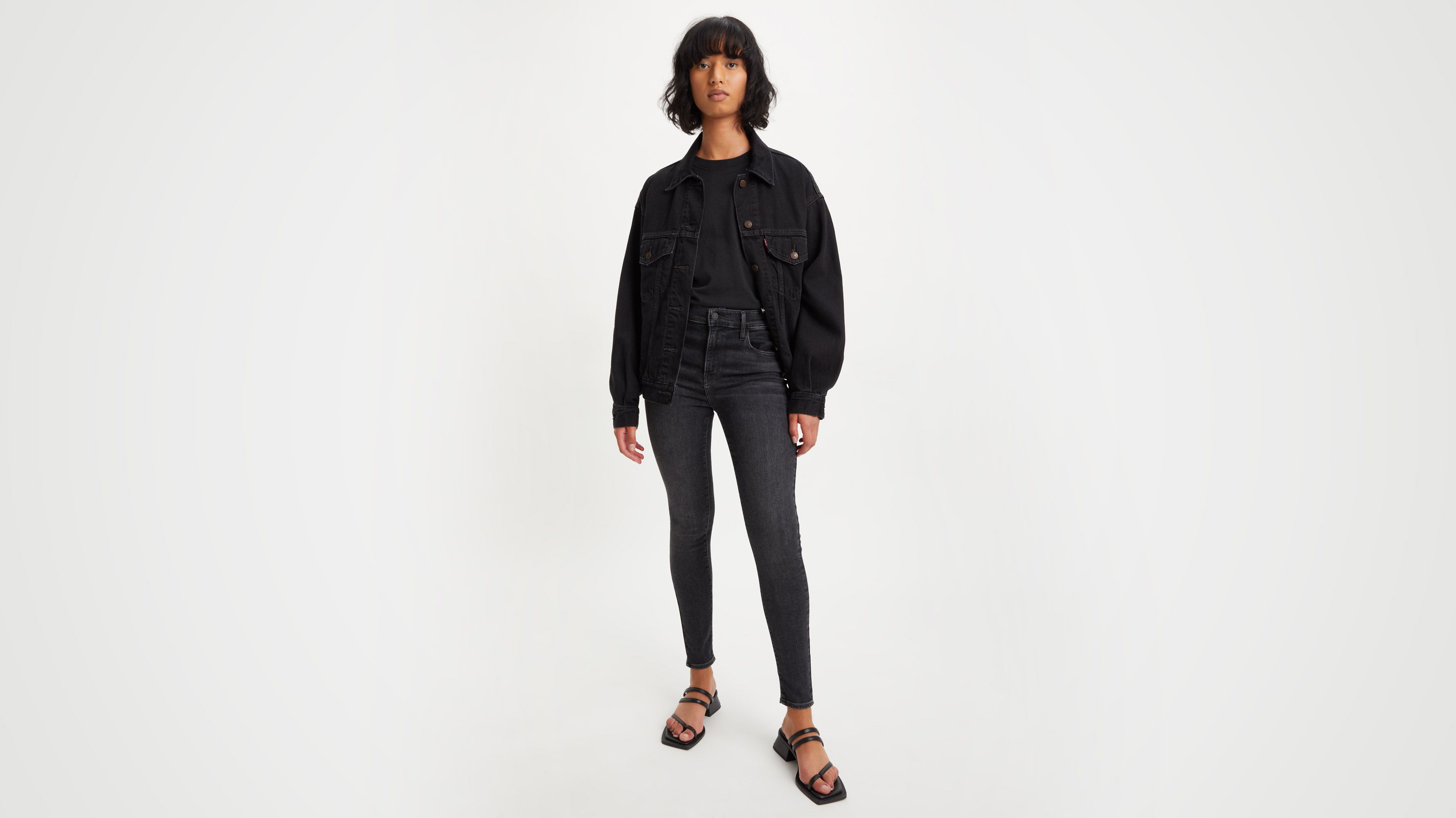 720 High Rise Super Skinny Women's Jeans - Black | Levi's® US