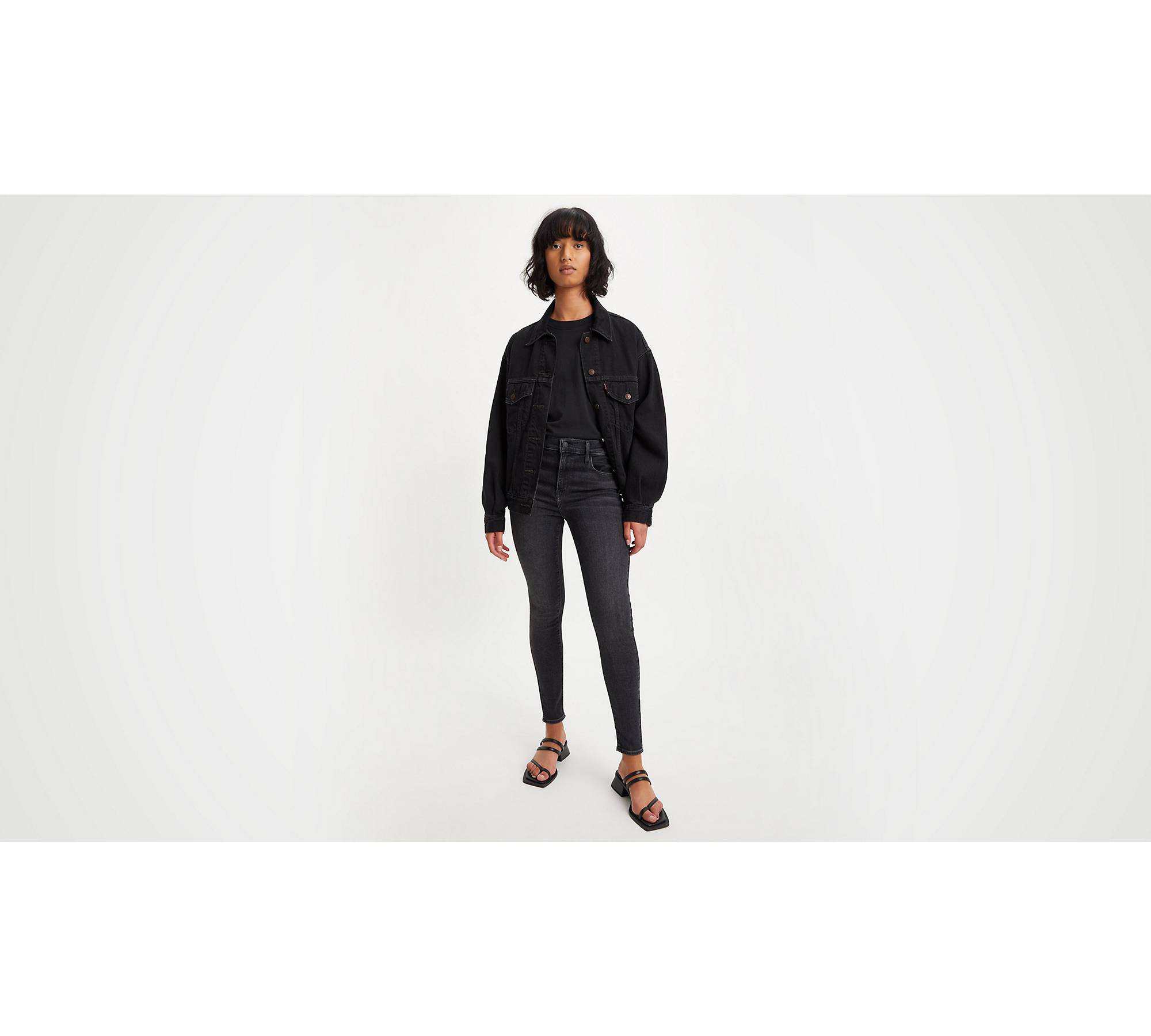  Levi's Jeans ajustados Premium 501 para mujer, Cabo Rise -  Negro : Ropa, Zapatos y Joyería