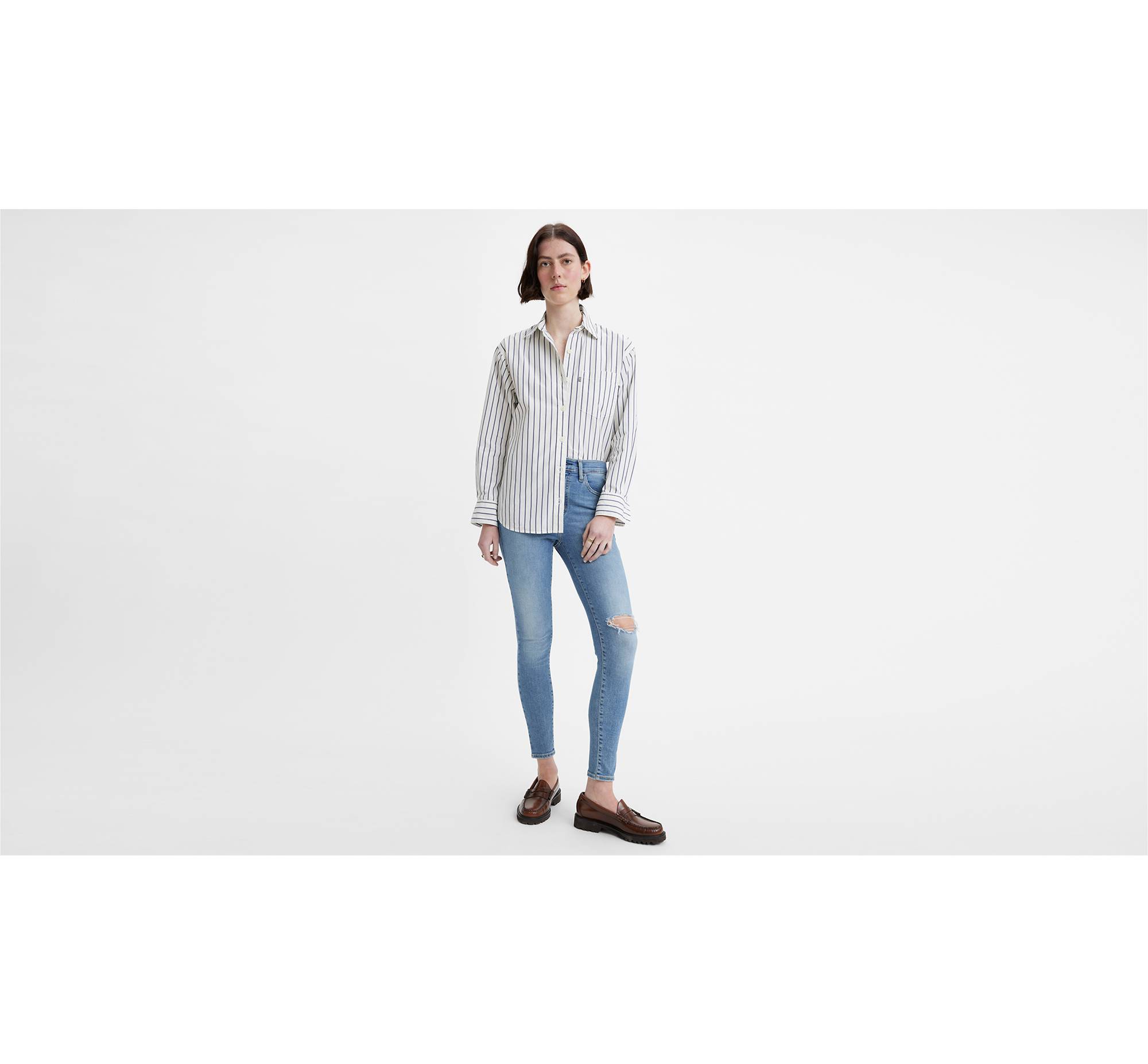 720™ High Rise Super Skinny Jeans - Blue | Levi's® AZ