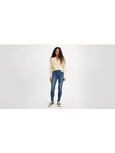 리바이스 Levi 720 High Rise Super Skinny Womens Jeans,Oh Snap - Dark Wash