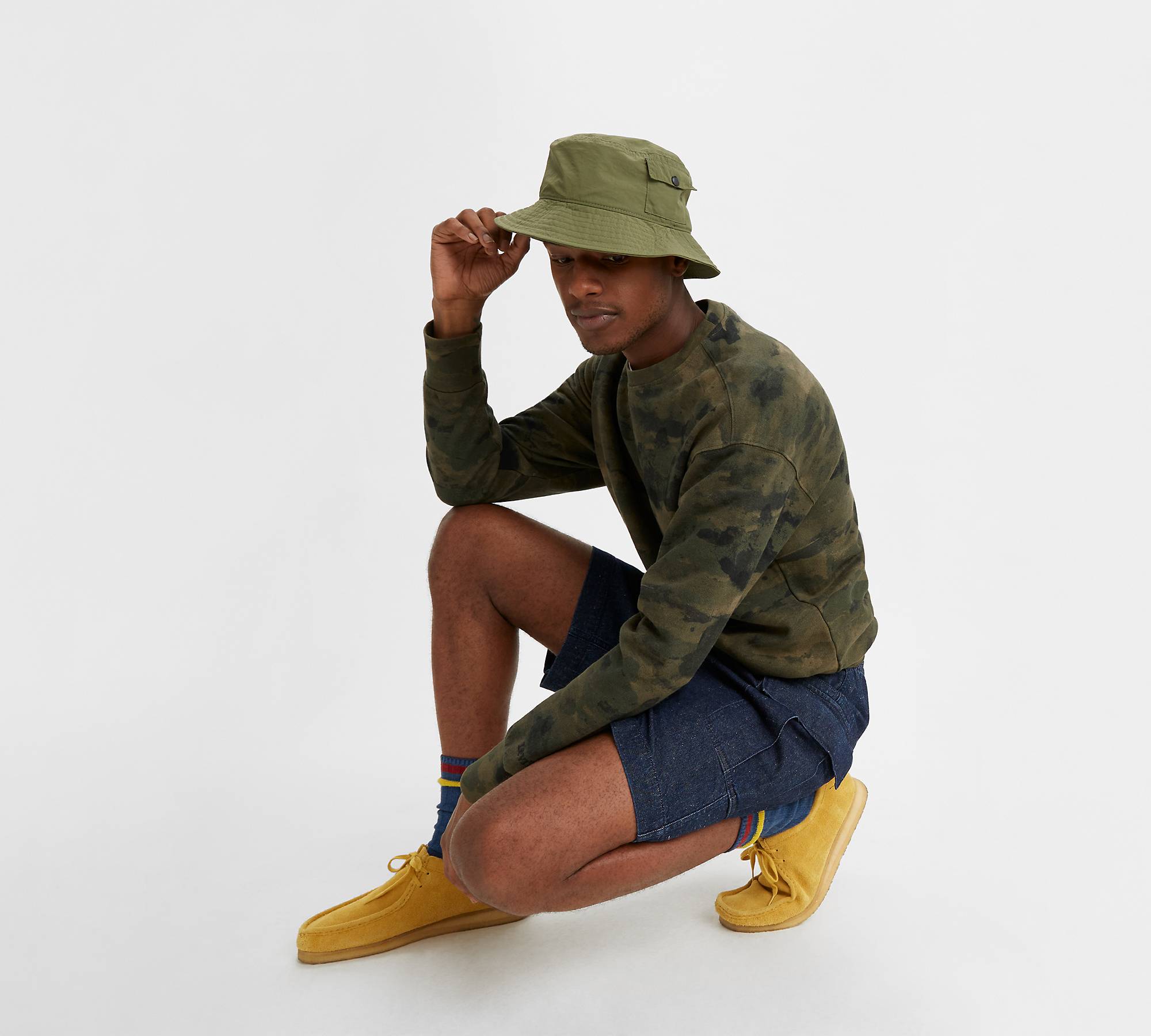Cargo Denim Men's Shorts - Green | Levi's® US