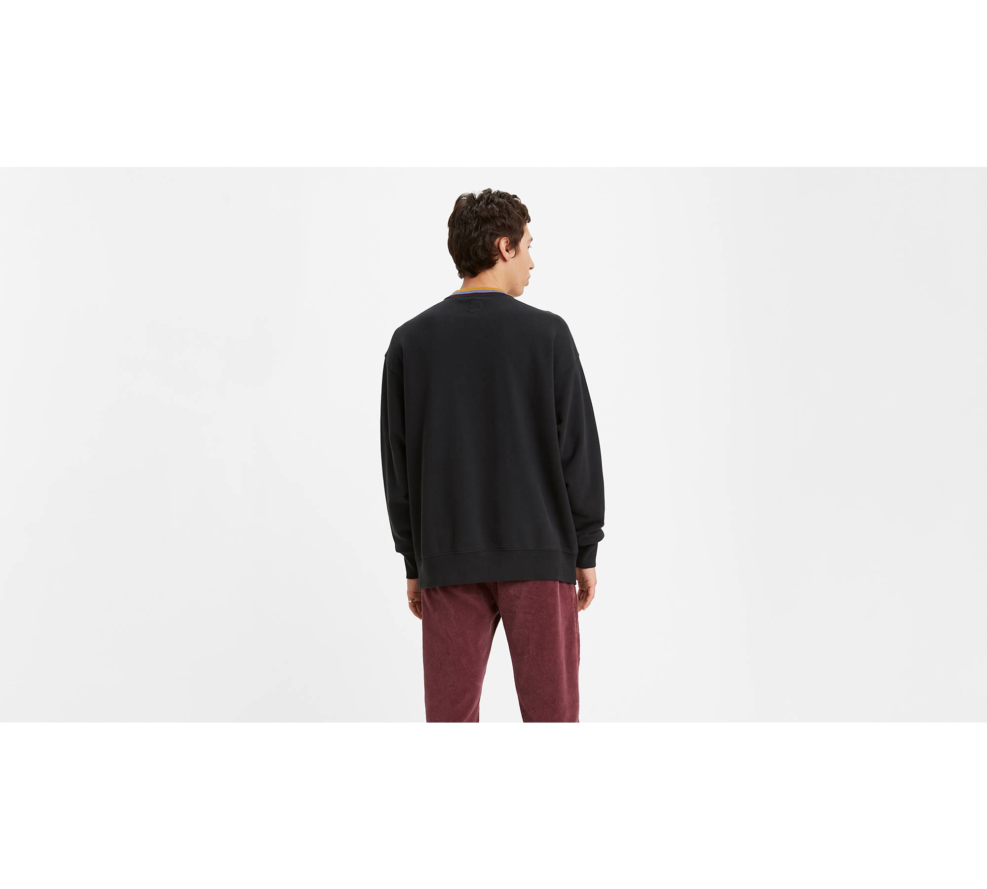 Oversized Crewneck Sweatshirt - Black | Levi's® US
