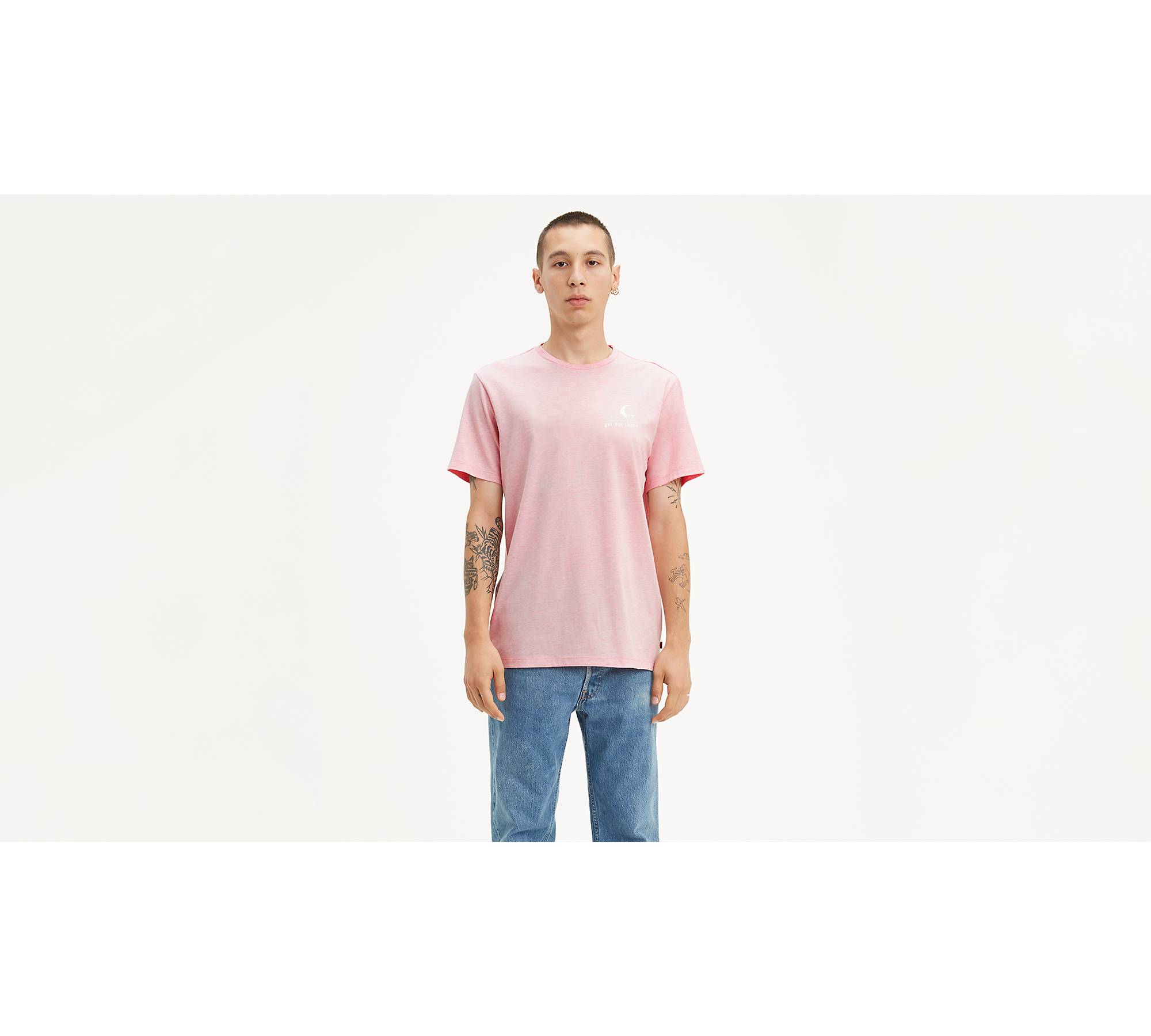 Get Out There Graphic Tee Shirt - Red | Levi's® US
