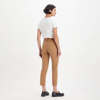 724 High Rise Slim Straight Cropped Utility Pants 3